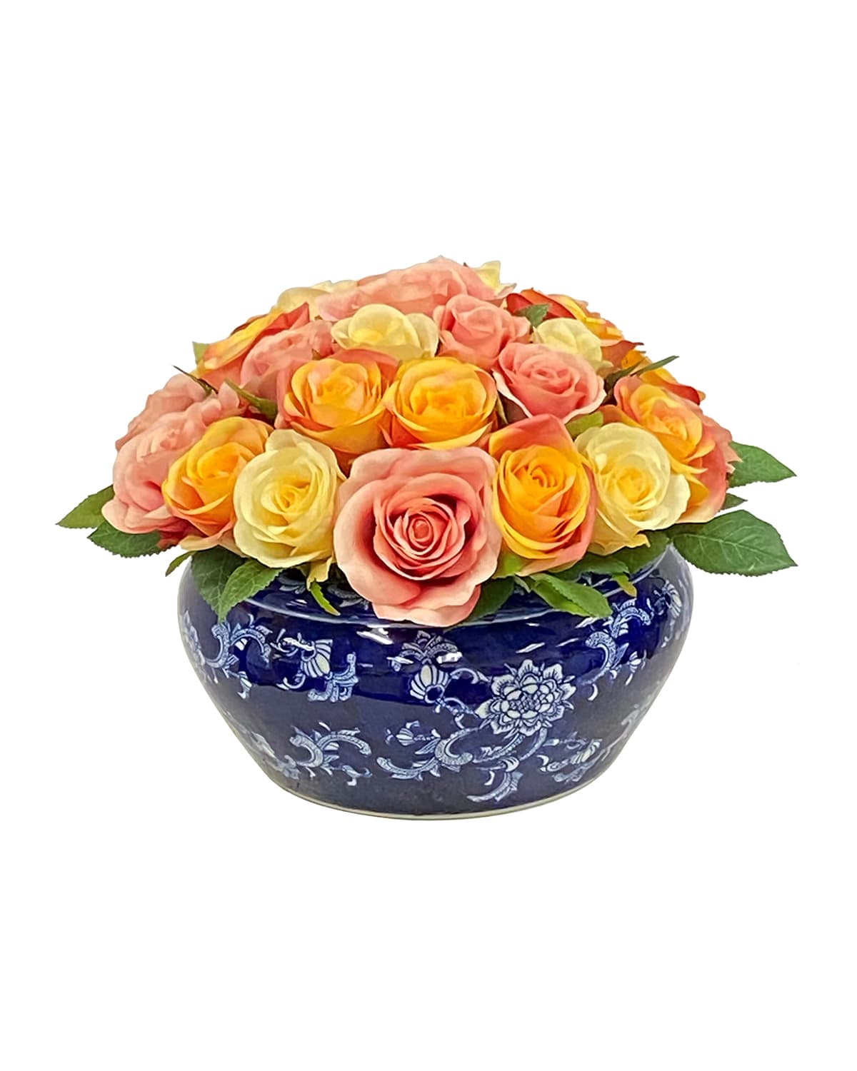 Rose Mix in Fish Bowl Vase