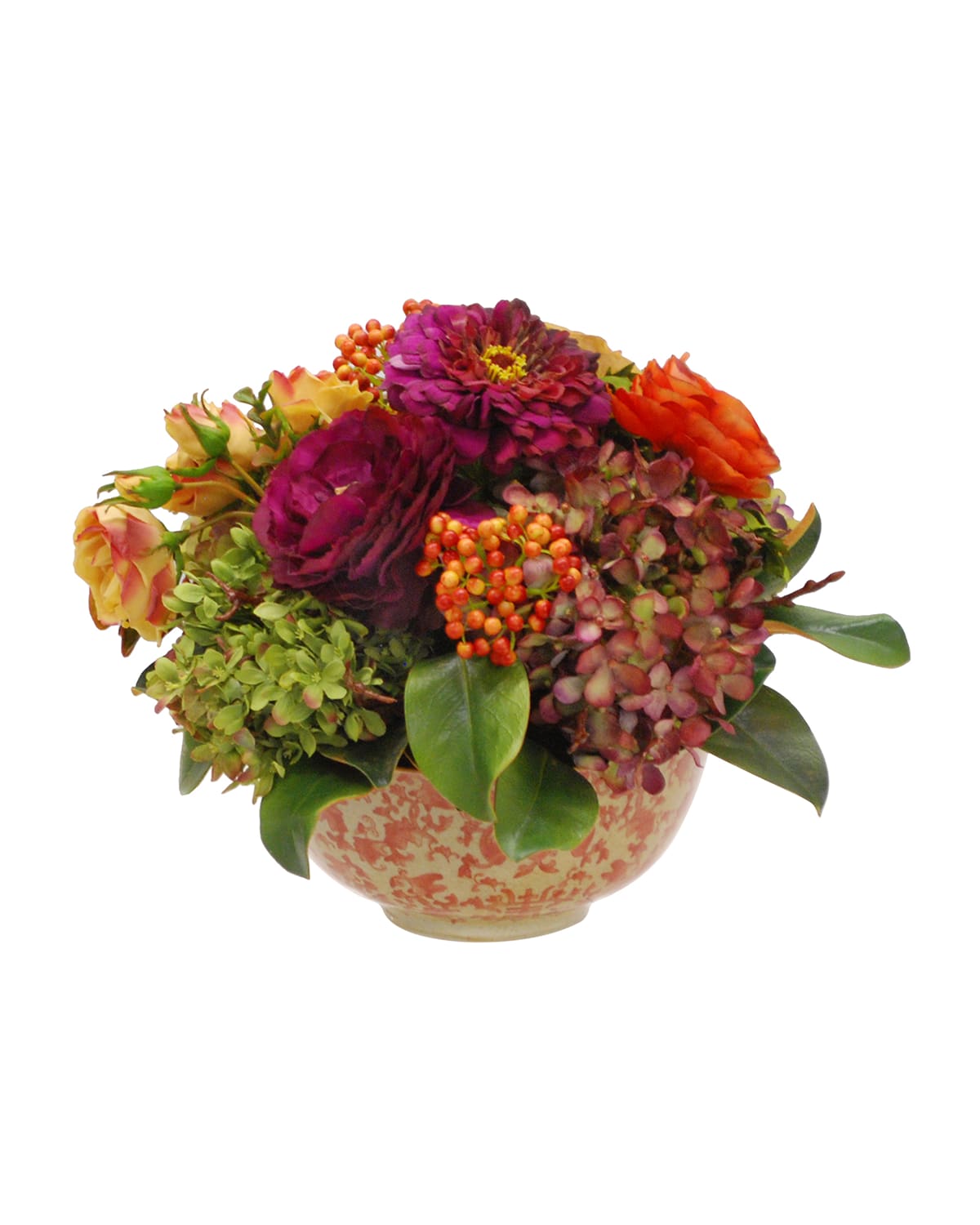 Shop Winward Home Mix Floral In Long Life Bowl In Multi