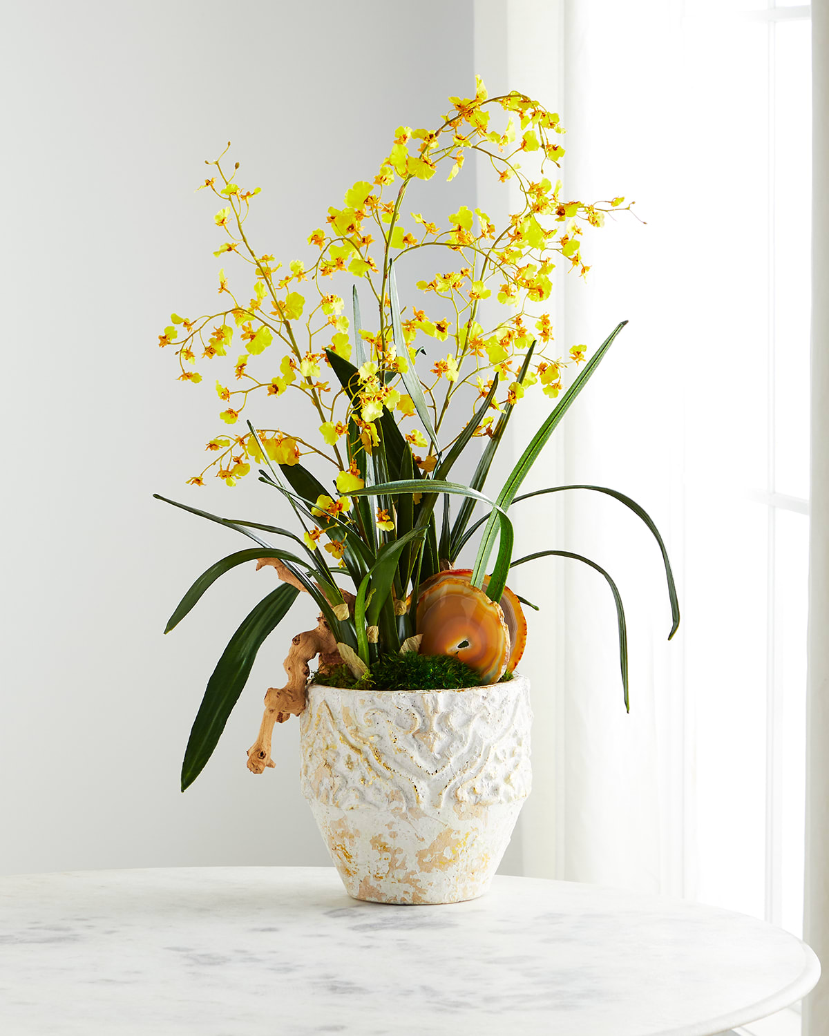 Shop T & C Floral Company Yellow Dancing Orchids Arrangement