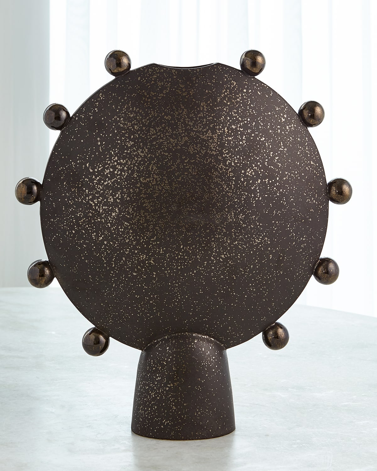 Shop Ashley Childers For Global Views Spheres Collection Bronze Vessel