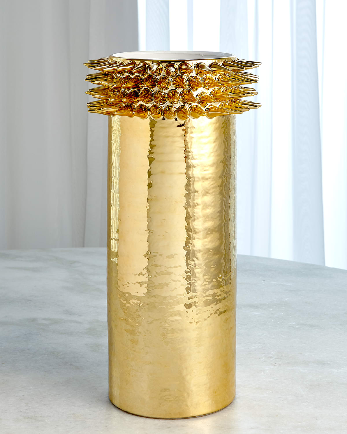 Spike Cylinder Large Vase