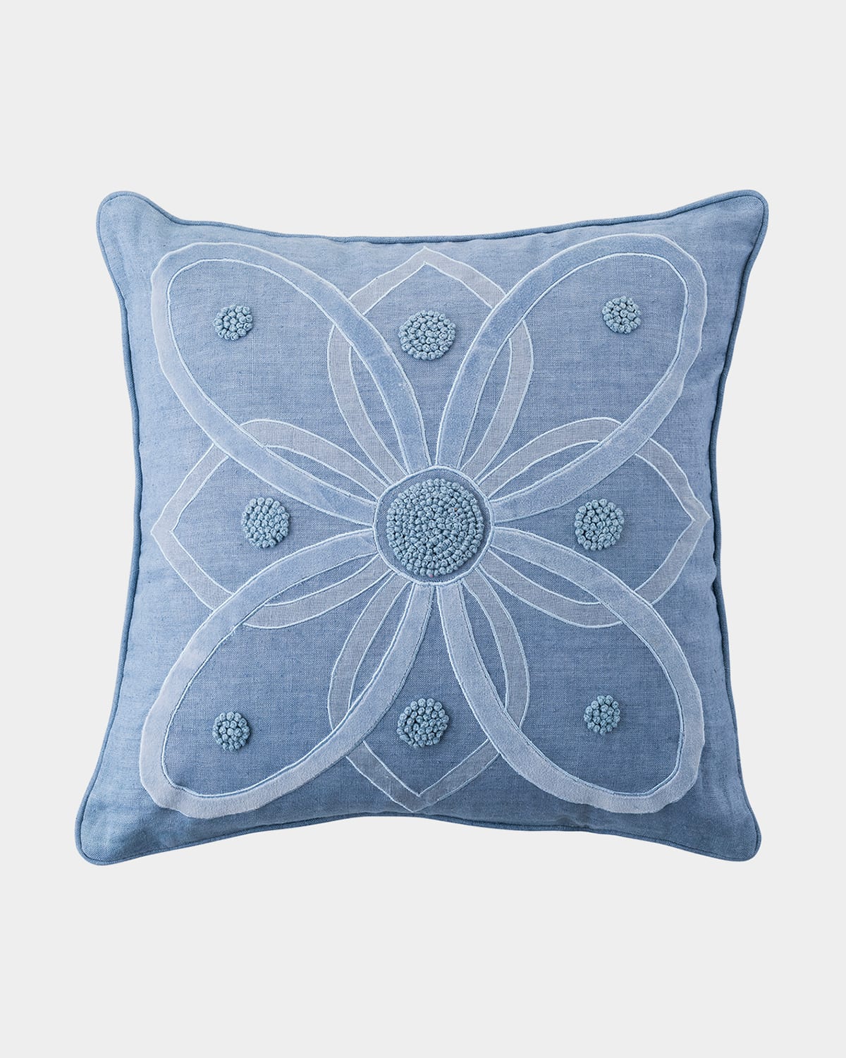 Juliska Berry & Thread 18" Pillow - Chambray In Chambray