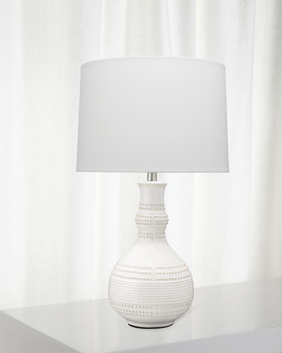 Shop Jamie Young Droplet Table Lamp In White