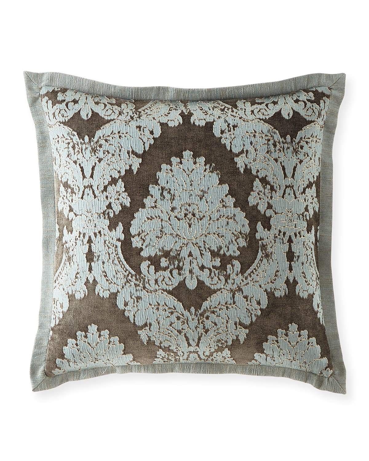 Shop Austin Horn Collection Radiance Pillow, 20"sq. In Seamist Blue