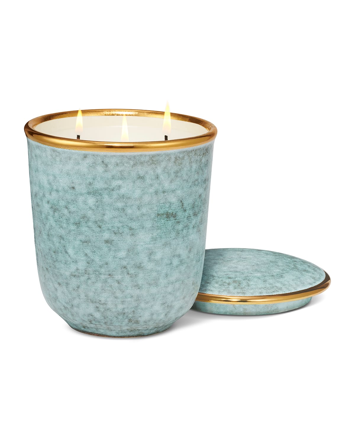 Aerin Savoy Orange Blossom Candle, 25 Oz. In Blue Grotto