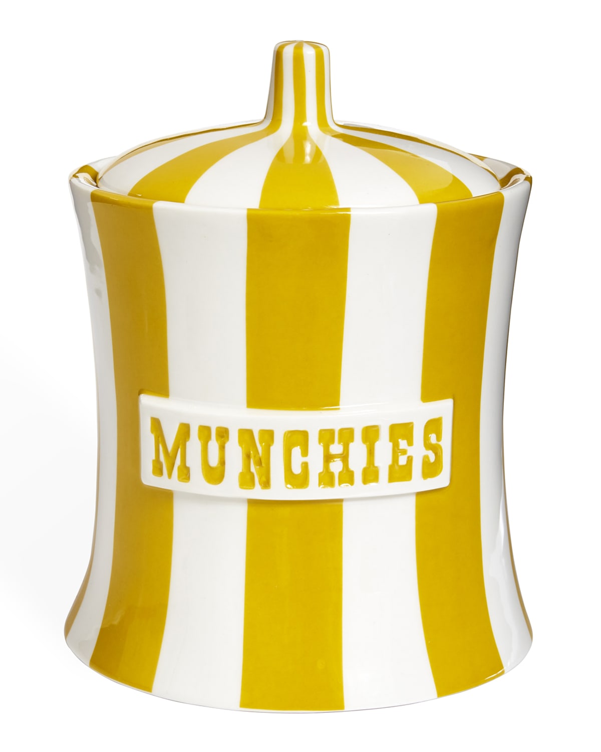 Shop Jonathan Adler Vice Munchies Canister In Yellow