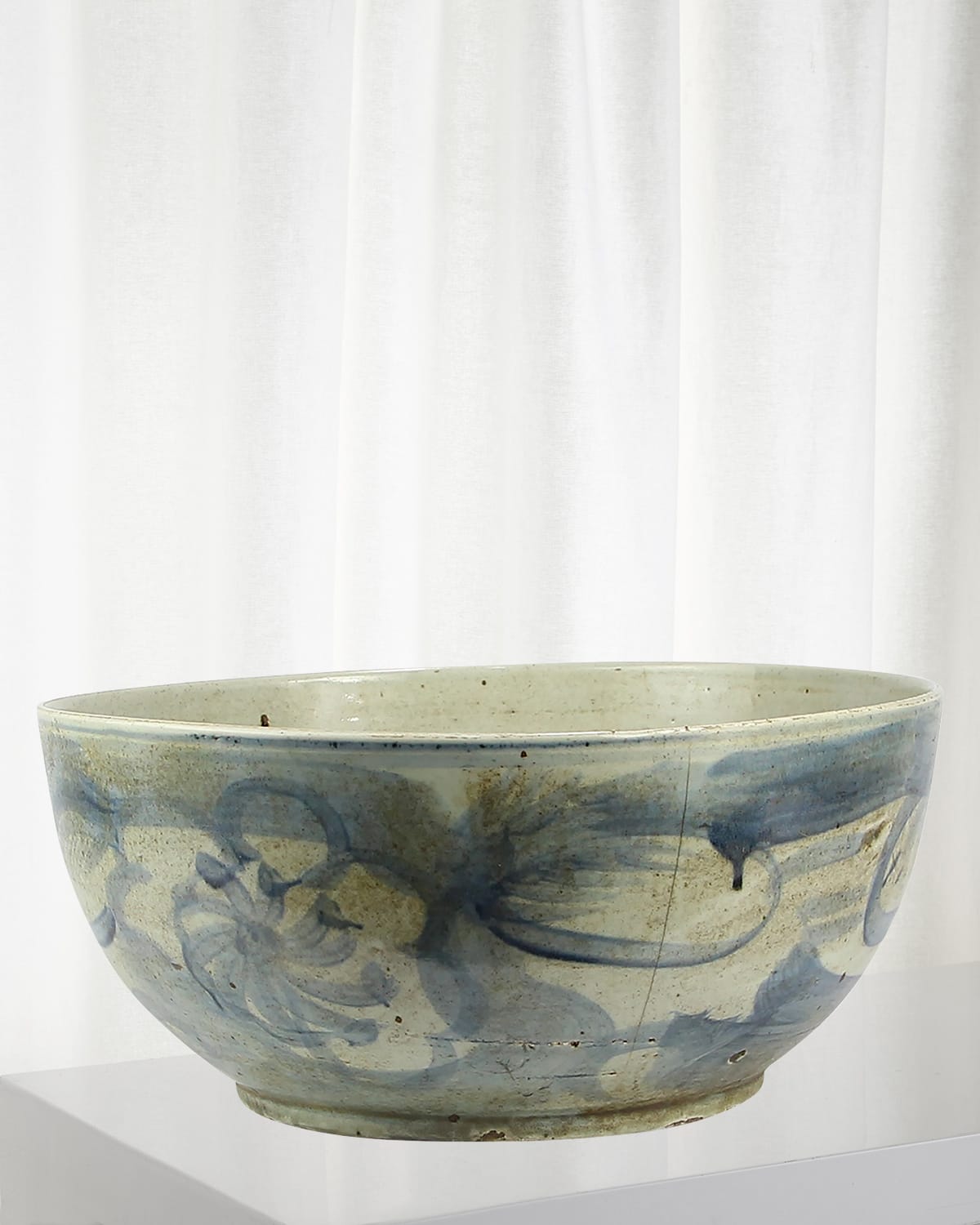 Winward Home Blue & White Ceramic Bowl In Multi