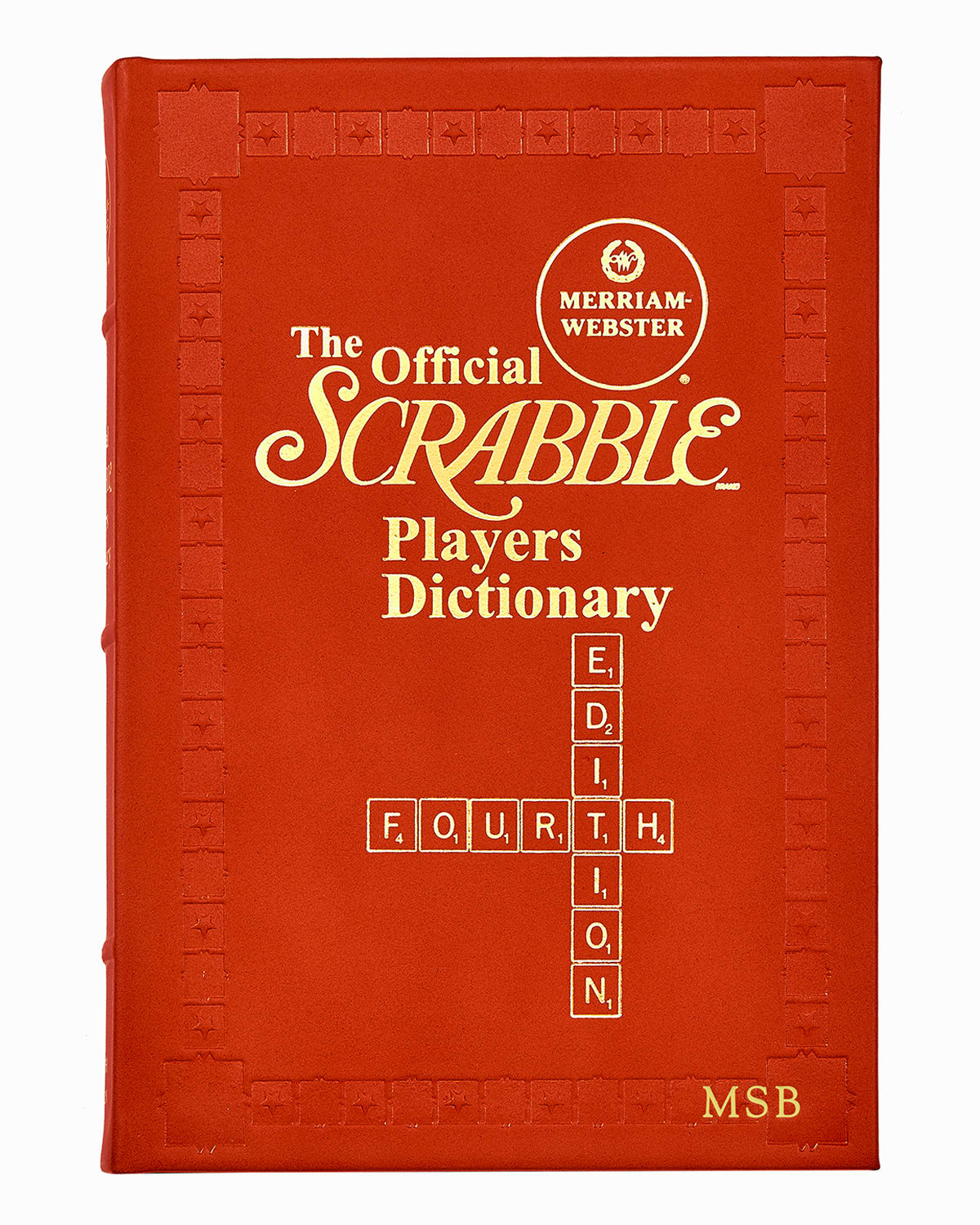 Shop Graphic Image The Official Merriam-webster Scrabble Players Dictionary, Fourth Edition, Personalized In Red
