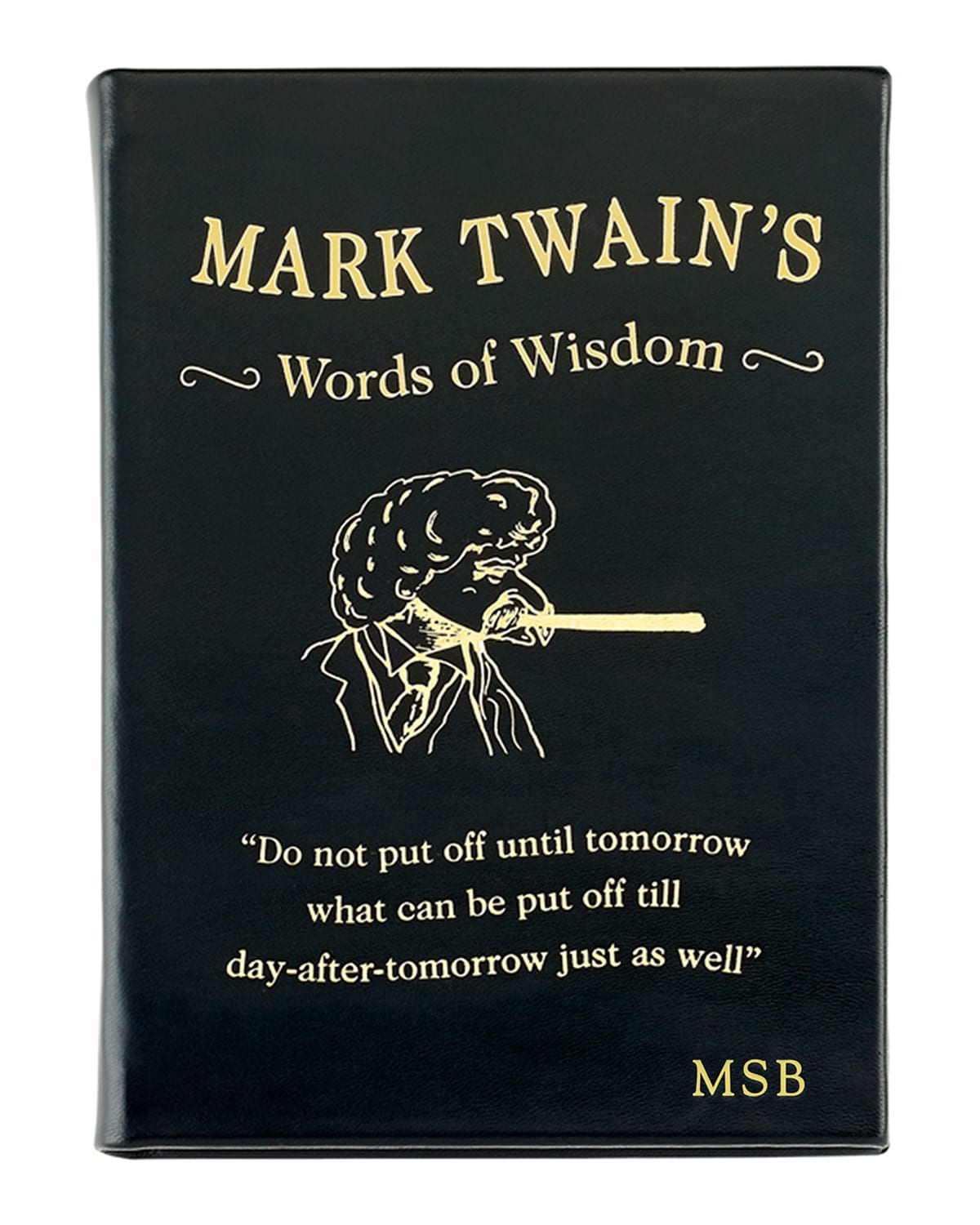 Graphic Image Mark Twain's Words Of Wisdom Book By Mark Twain In Black