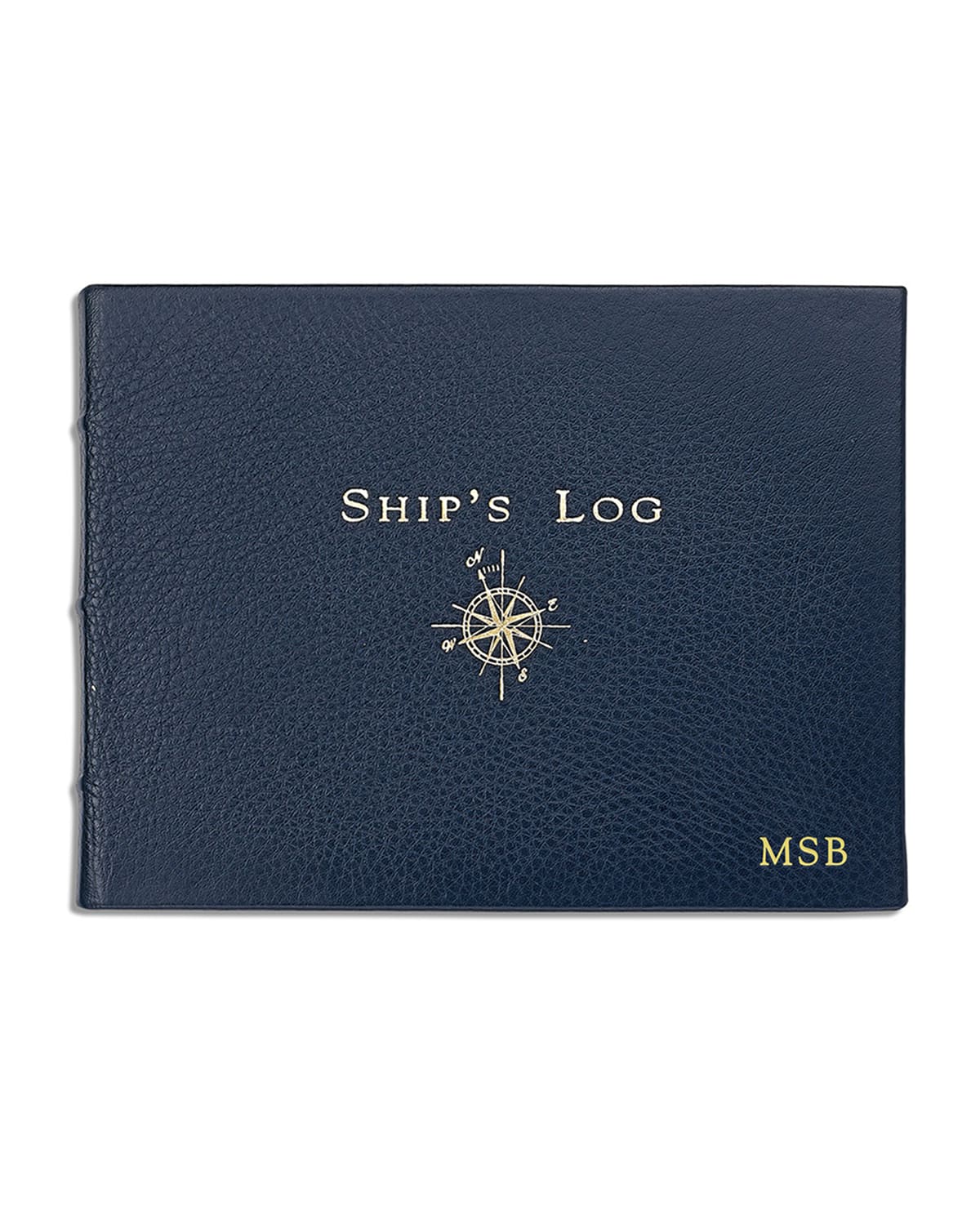 Shop Graphic Image Ship's Log Book In Blue