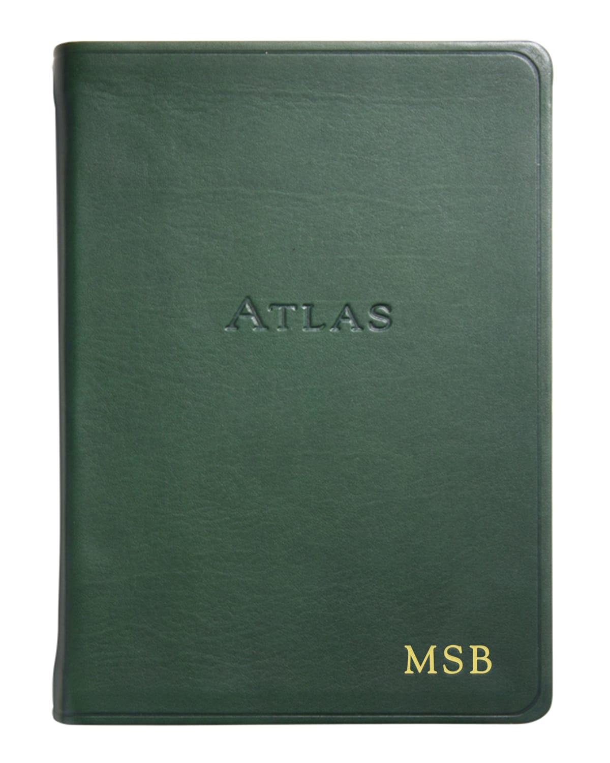 Shop Graphic Image The Traveler's Atlas Book, Personalized In Green