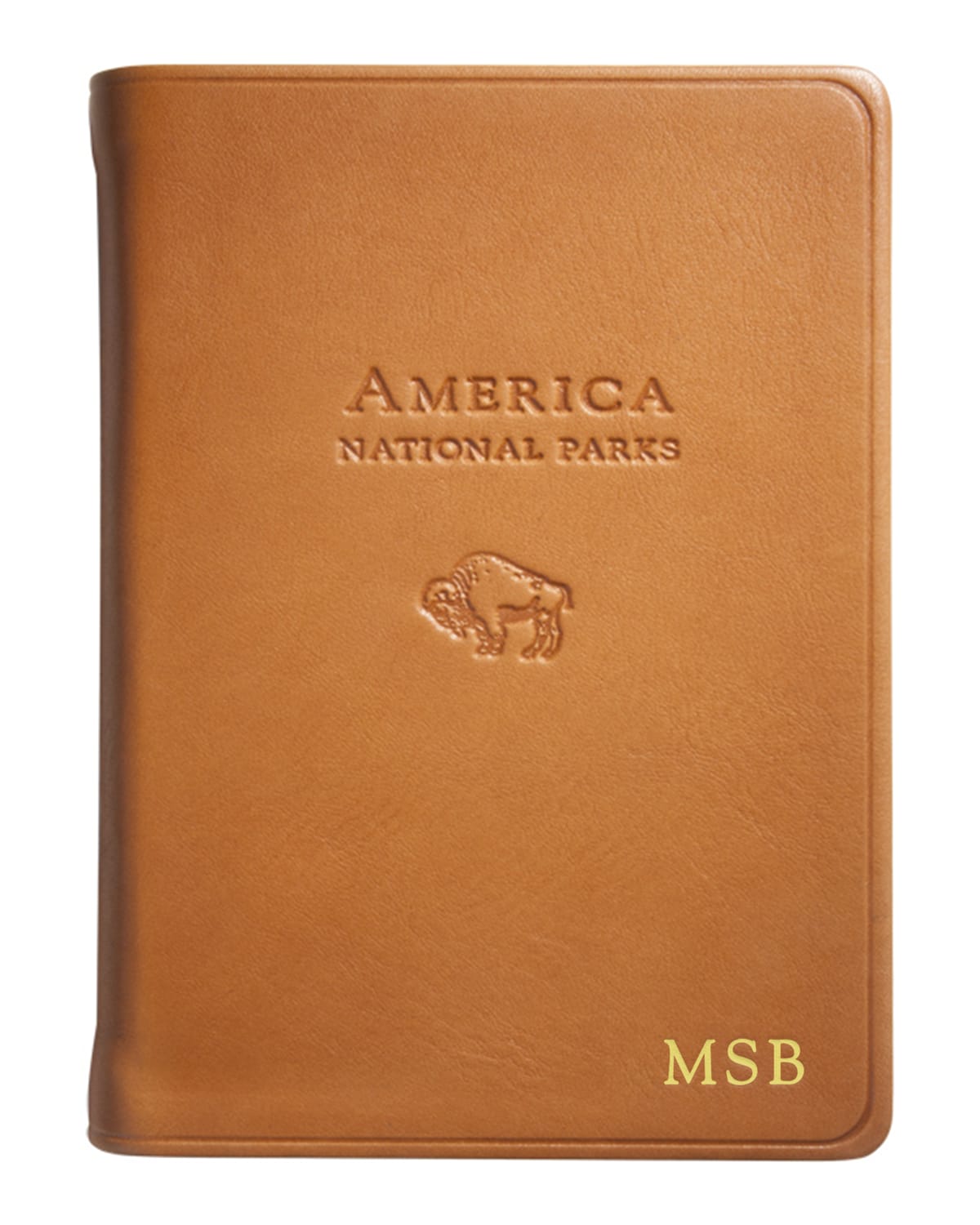 Graphic Image America National Parks Atlas Book In British Tan