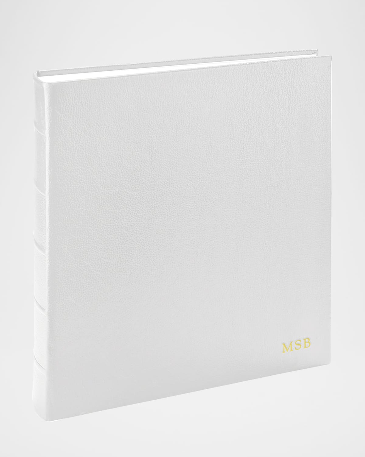 Graphic Image Large Bound Photo Album In White