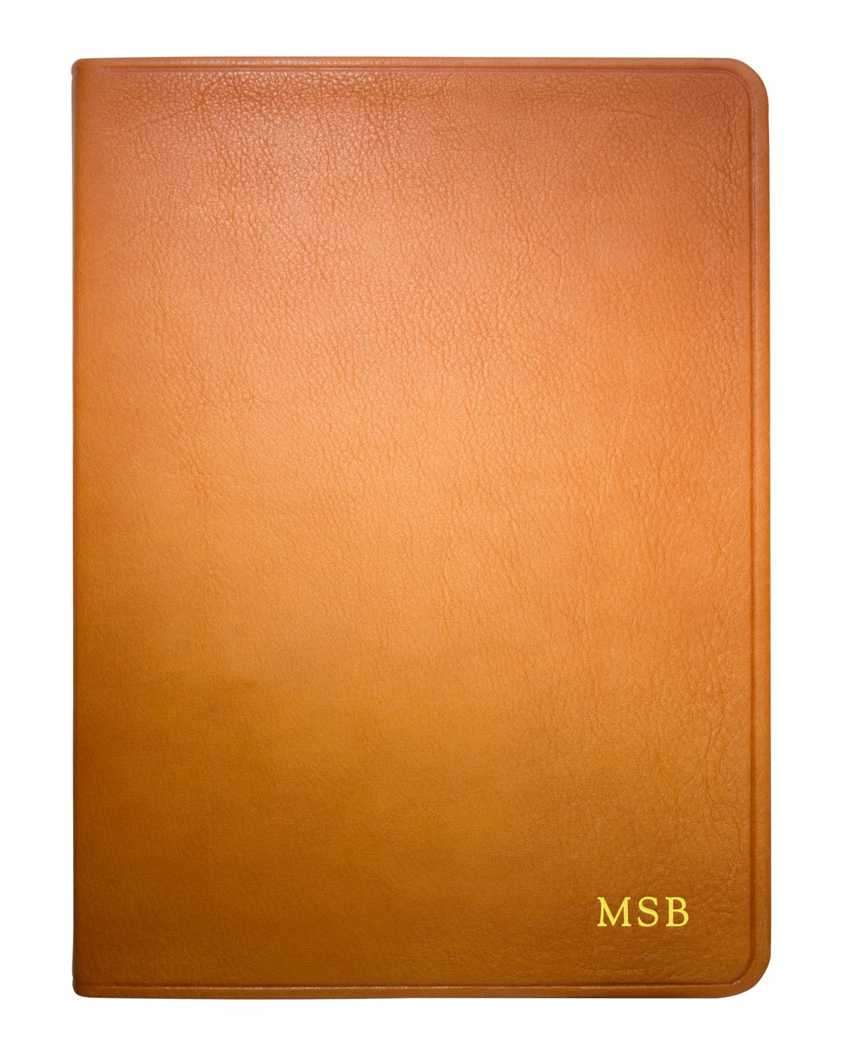 Graphic Image Lined Soft Cover Journal, 9" In British Tan