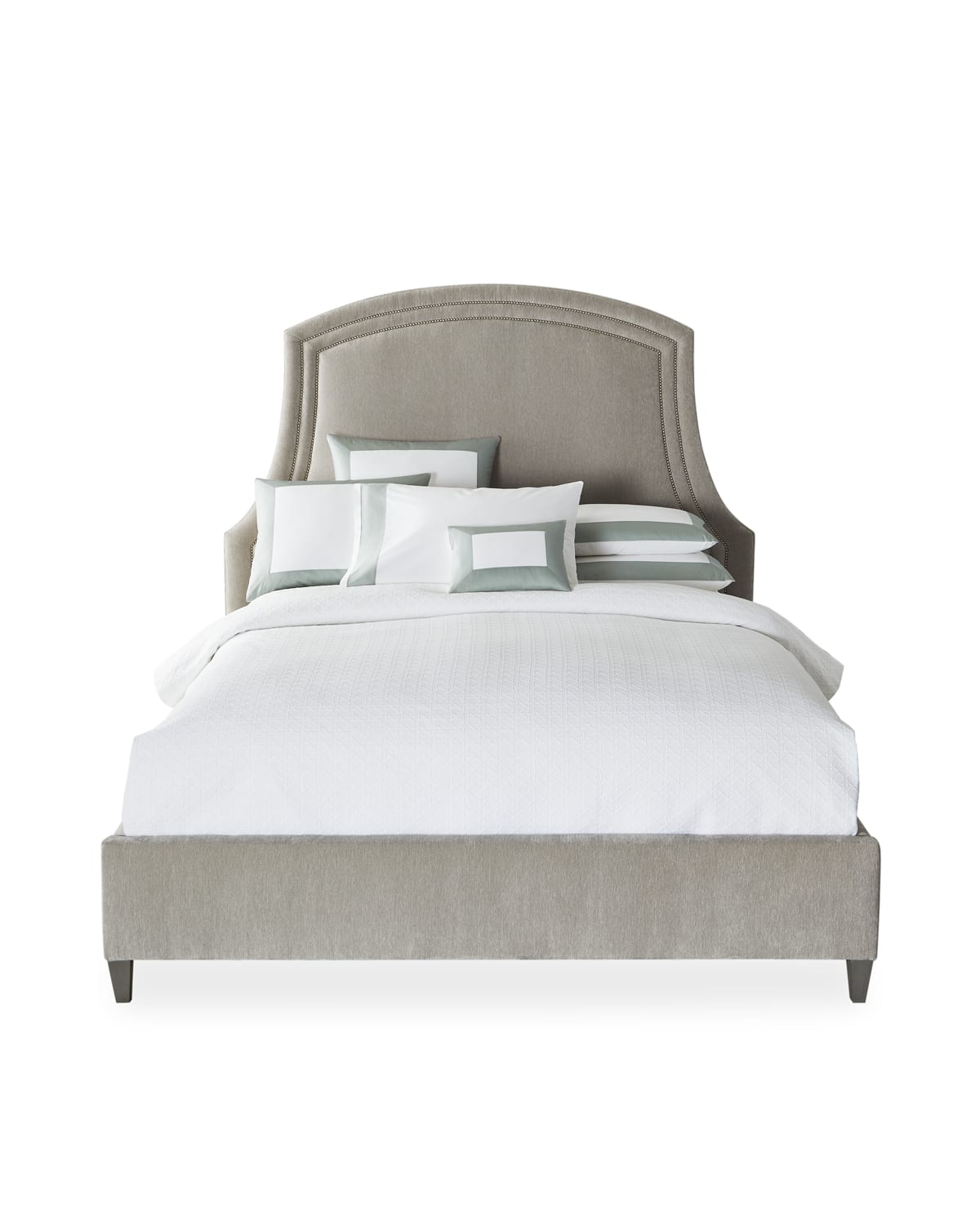 Bernhardt Bayford King Upholstered Bed In Stone