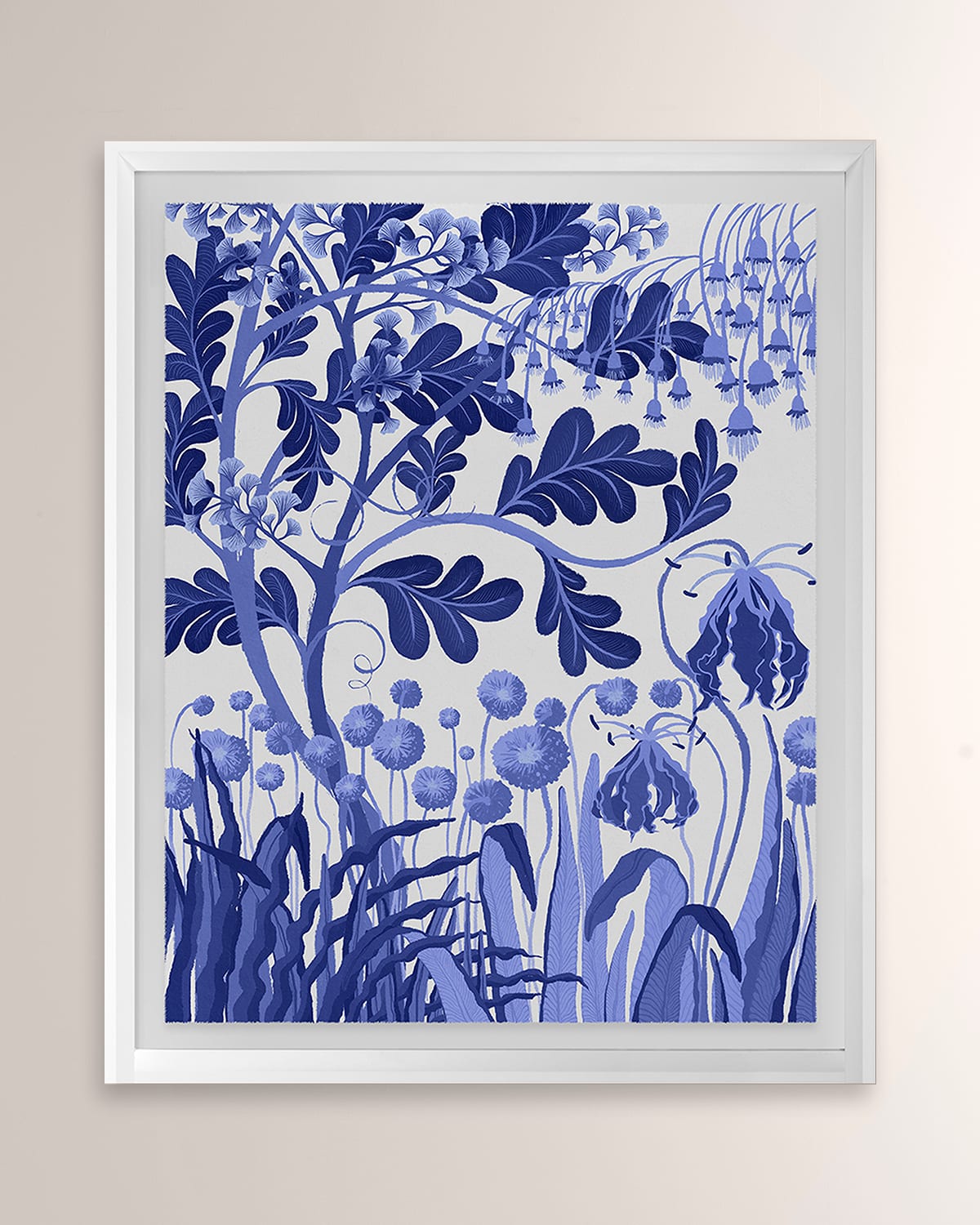 Peculiar Blooms 7 Digital Art Print by Victoria Neiman