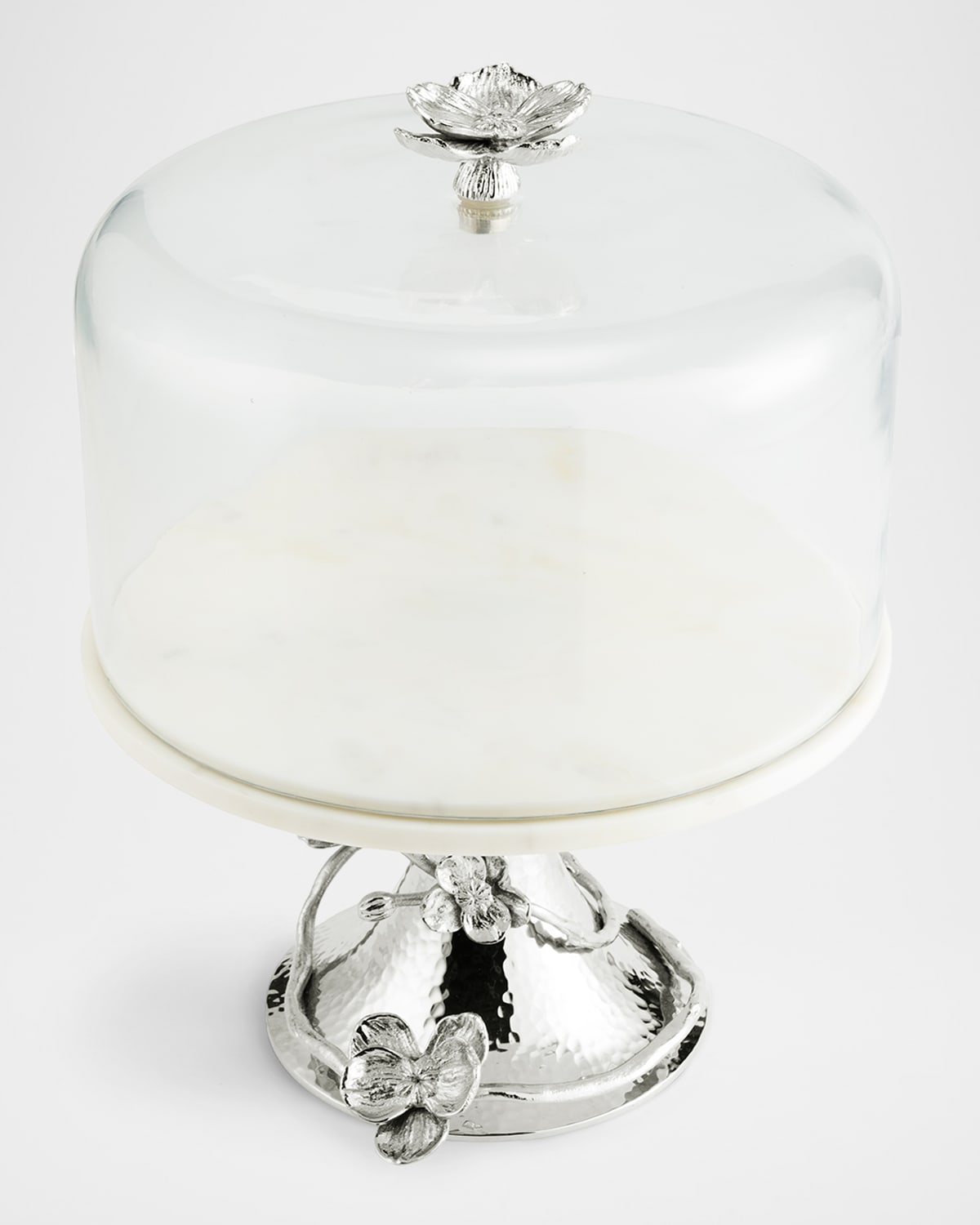 Michael Aram White Orchid Cake Stand With Dome