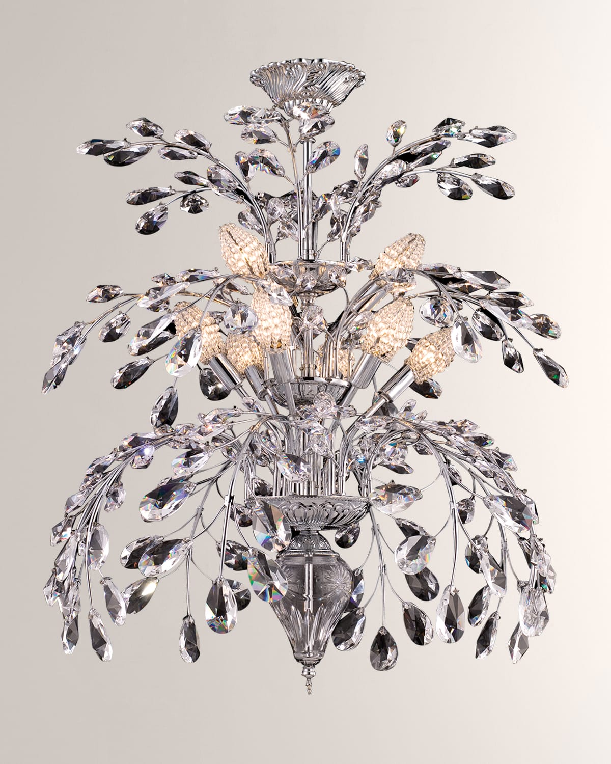 Shop Dale Tiffany 9-light Kingston Chandelier In Crystal