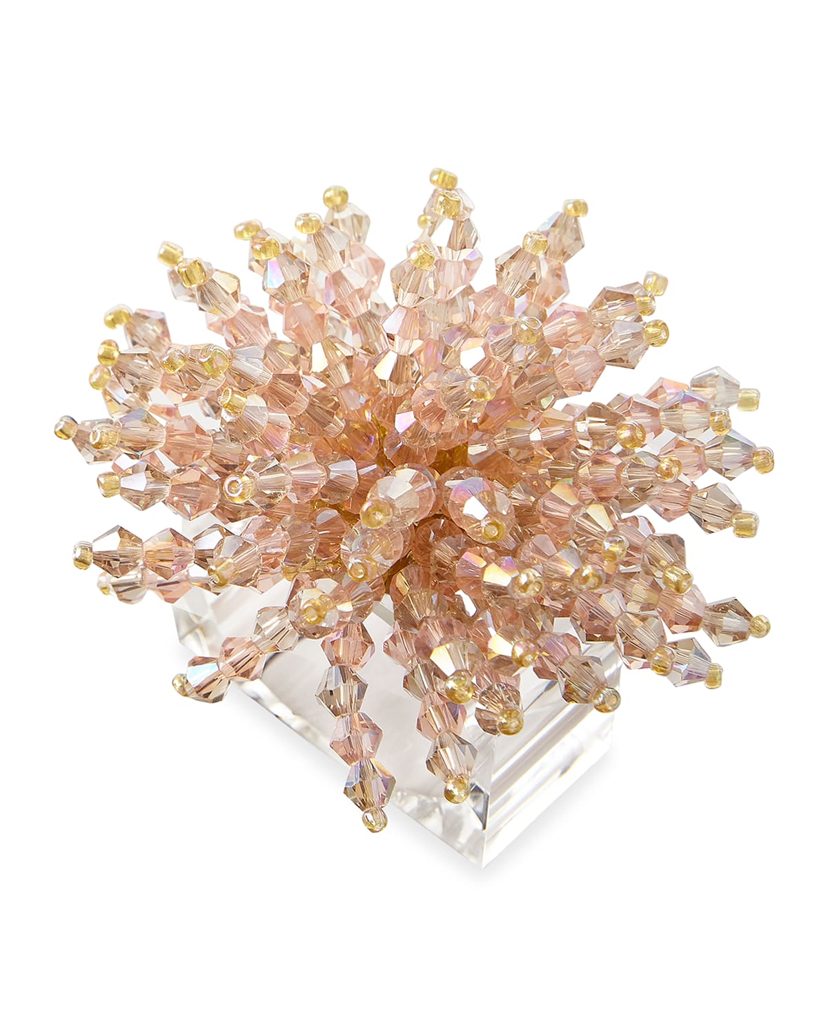 Kim Seybert Brilliant Napkin Ring In Blush