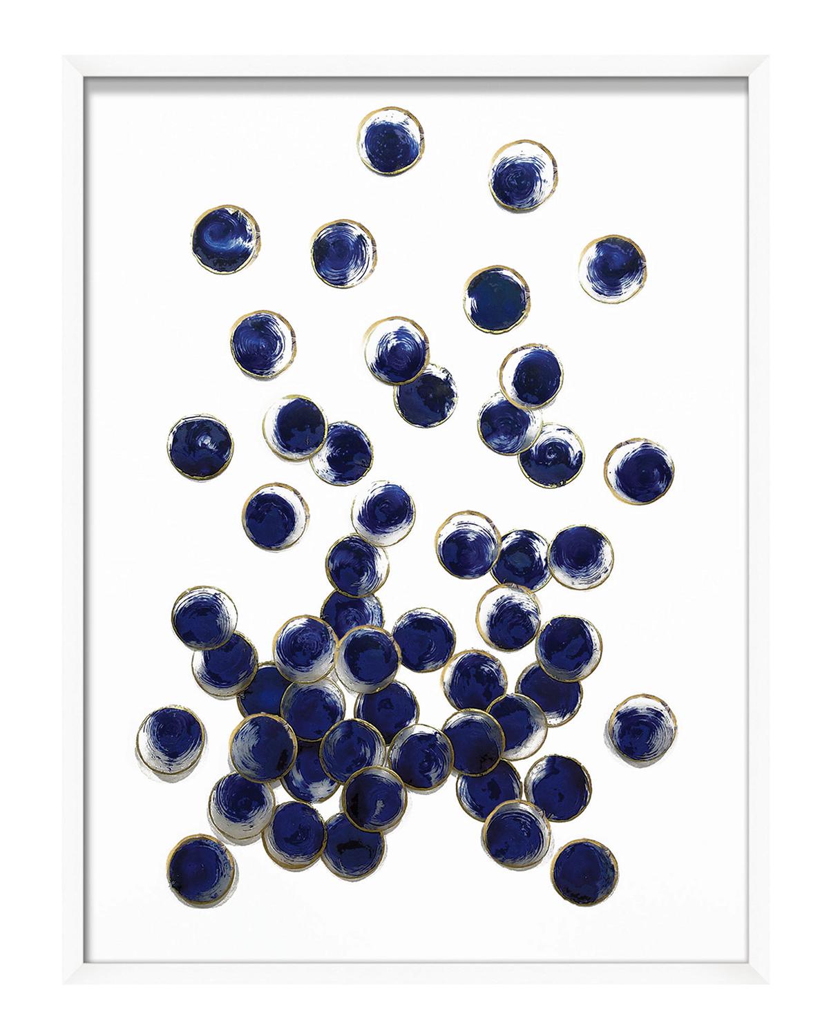 Wendover Art Group Grand Blue Capiz 2 Giclee Print
