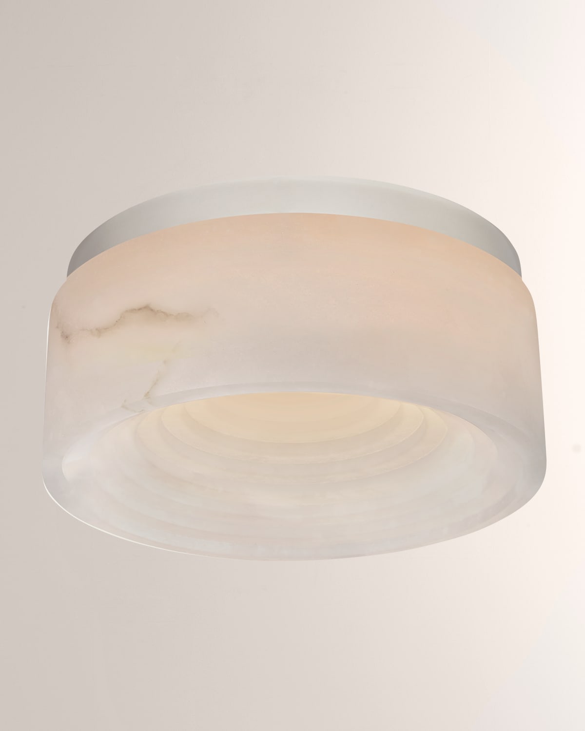 Shop Visual Comfort Signature Otto Small Flush Mount By Kelly Wearstler In Silver