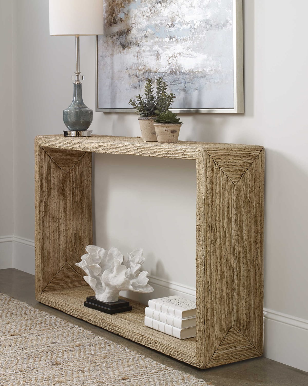 The Uttermost Co Forester Console Table In Beige