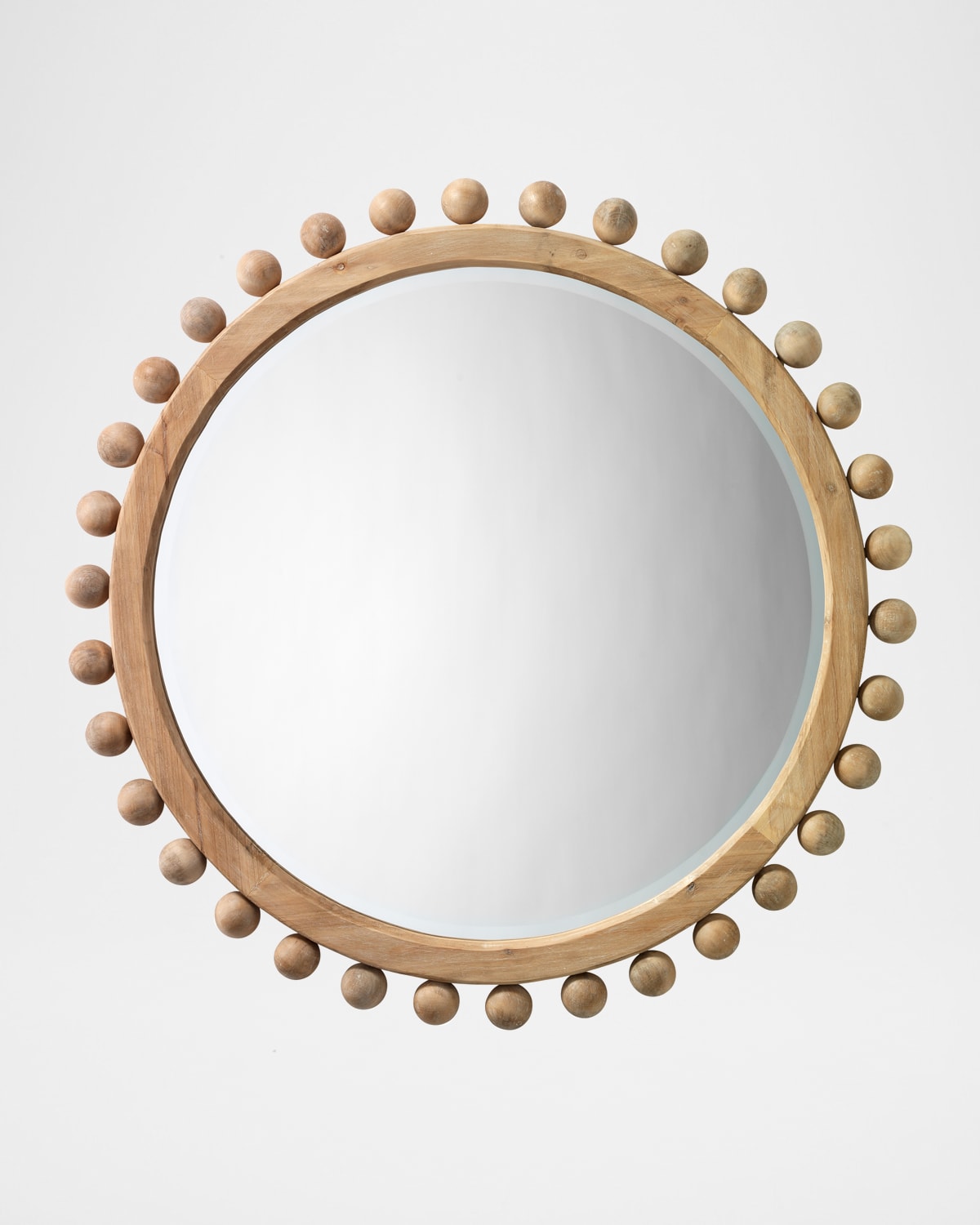 Jamie Young Brighton Mirror In Natural Wood