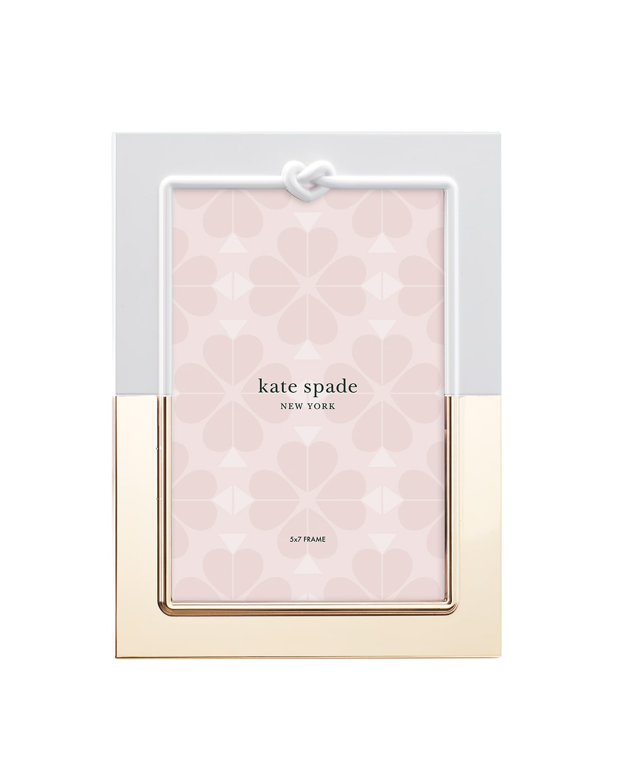 Shop Kate Spade With Love 5" X 7" Picture Frame In Metallic