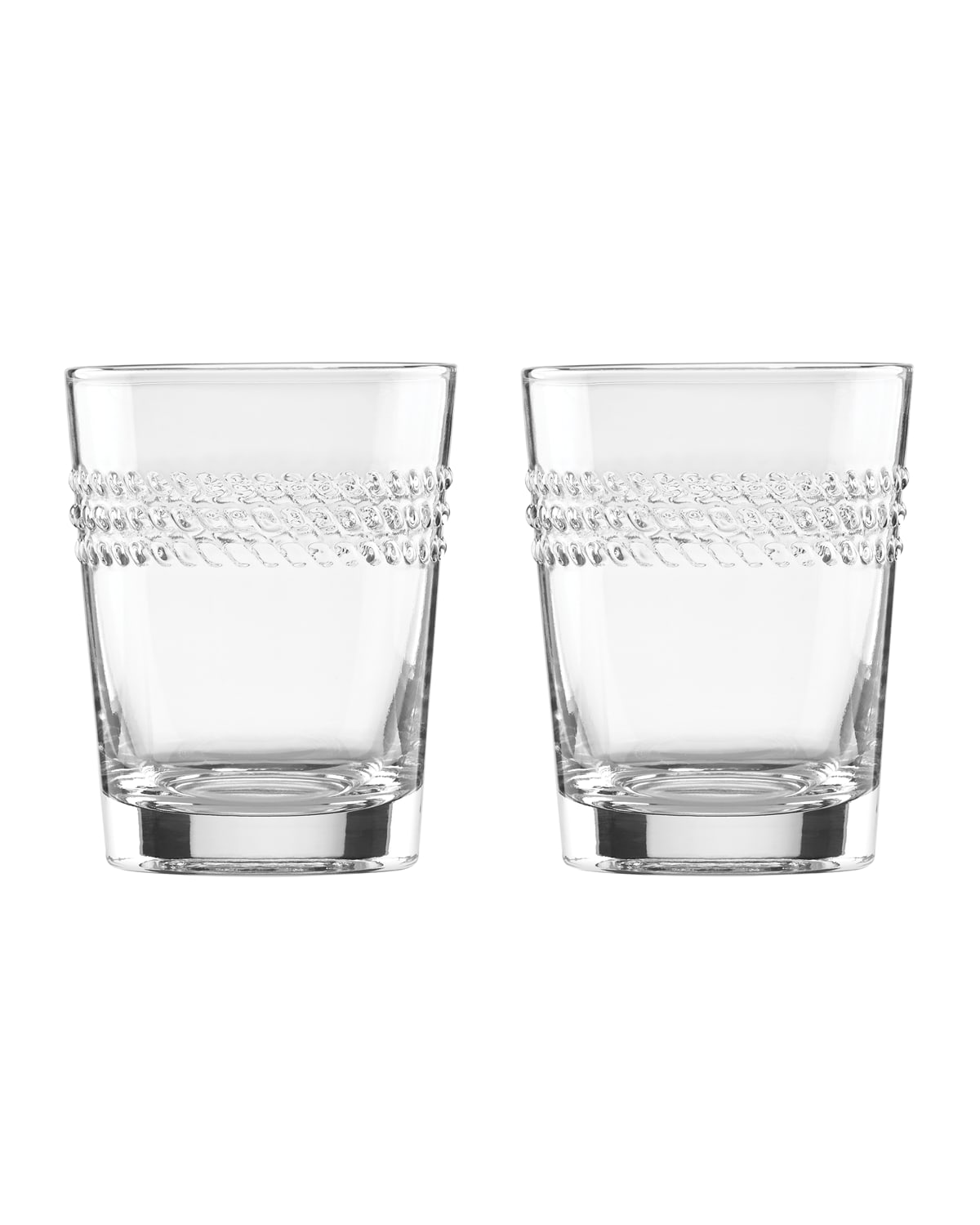 Shop Kate Spade Wickford Two-piece Old Fashioned Glass Set In Clear