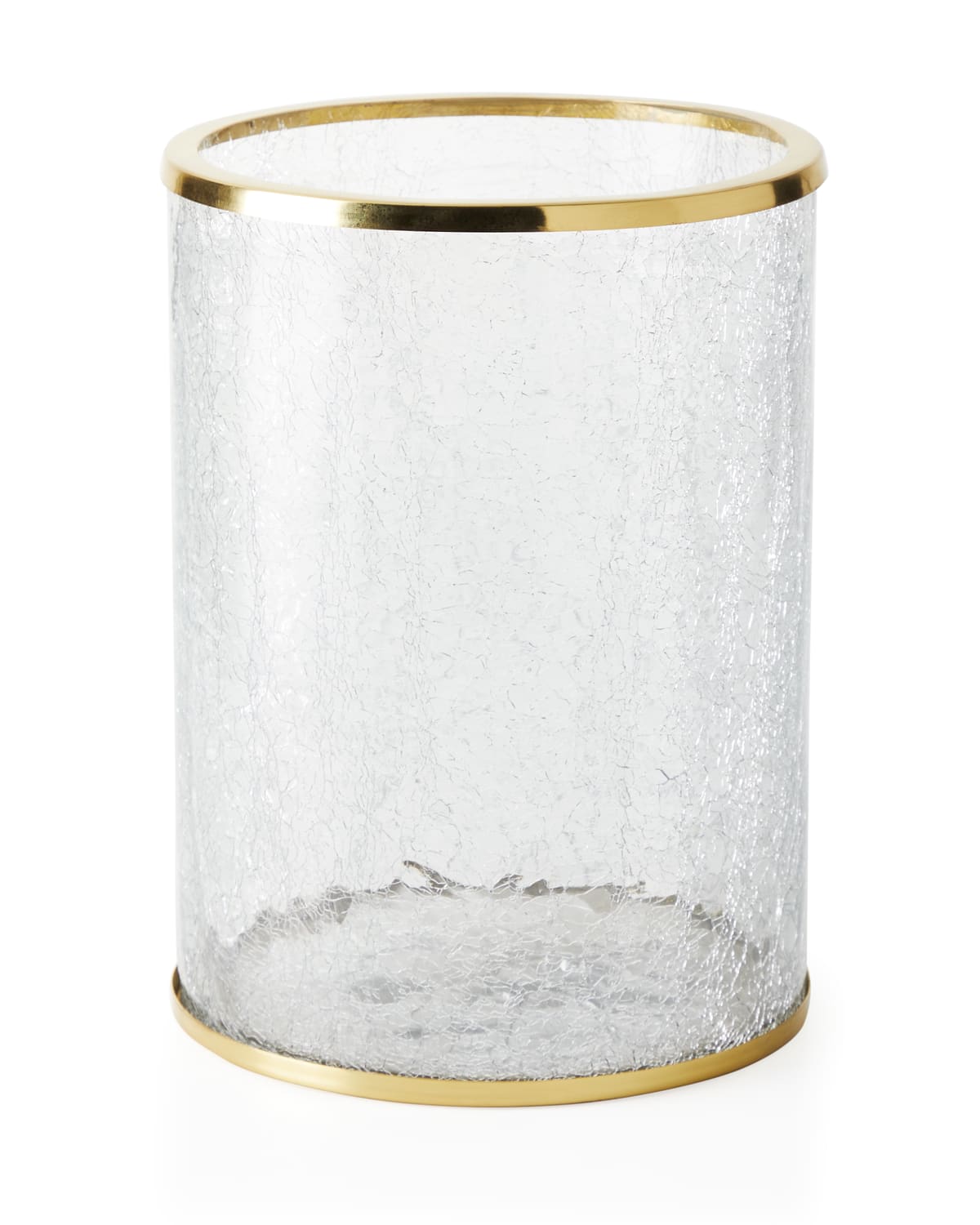 Pigeon & Poodle Pomaria Brushed Gold Wastebasket