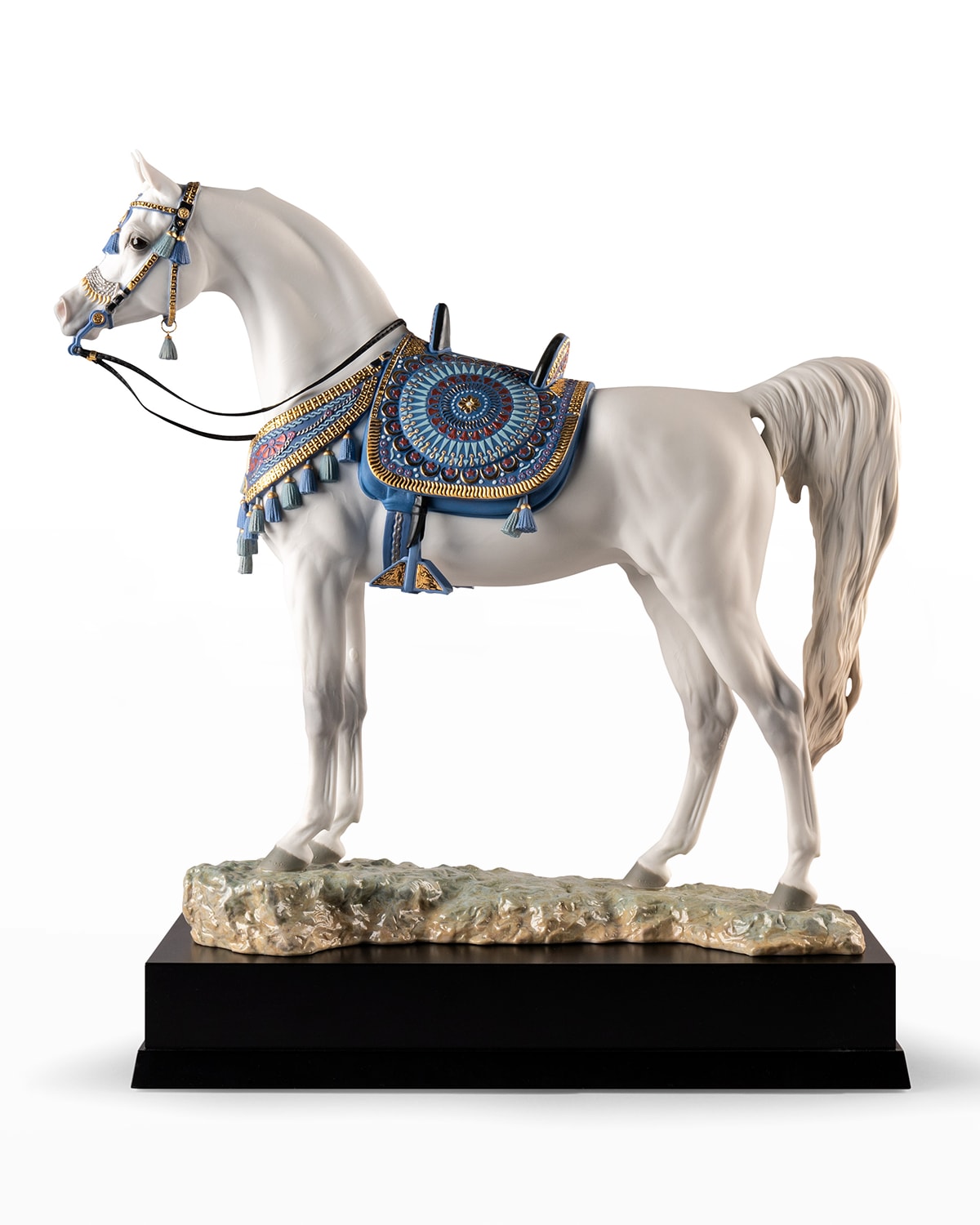 Lladrò Arabian Pure Breed Horse Figurine In Multi
