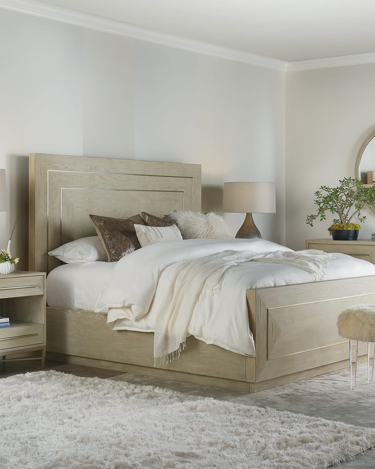 Hooker Furniture Cascade King Panel Bed