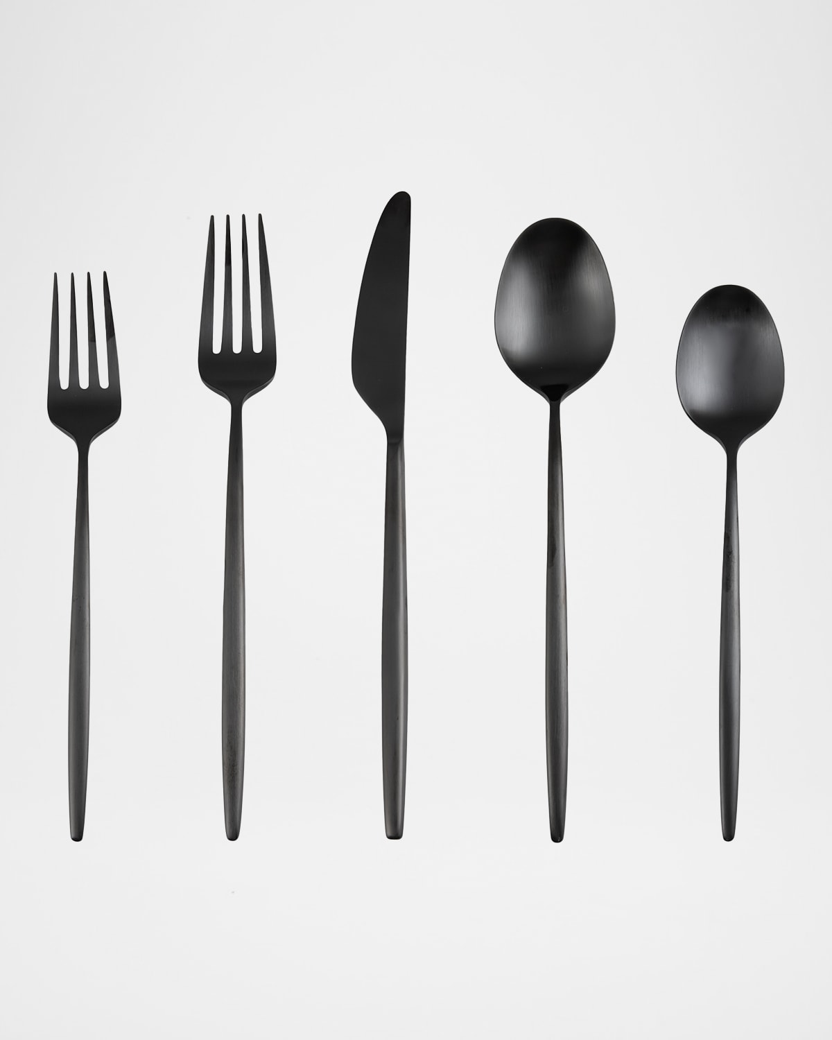 Shop Cambridge Gaze Black Satin 20-piece Flatware Set