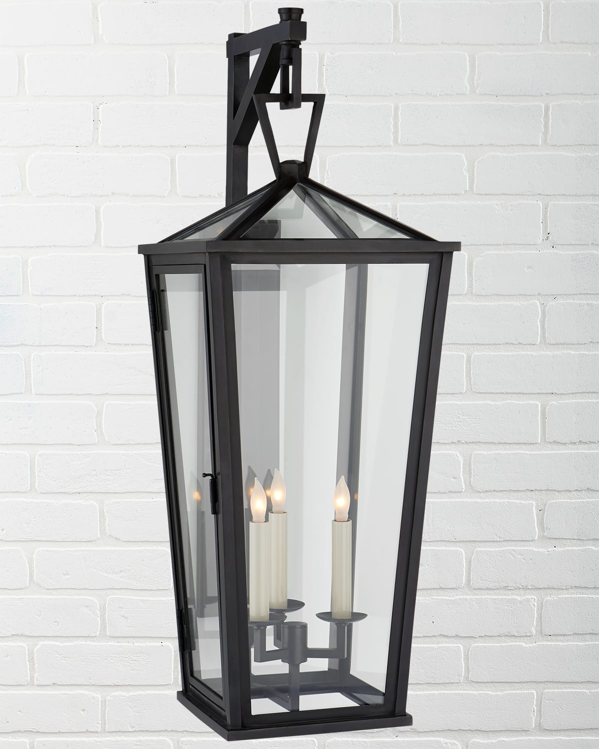 Chapman & Myers For Visual Comfort Signature Darlana Large Tall Bracketed Wall Lantern