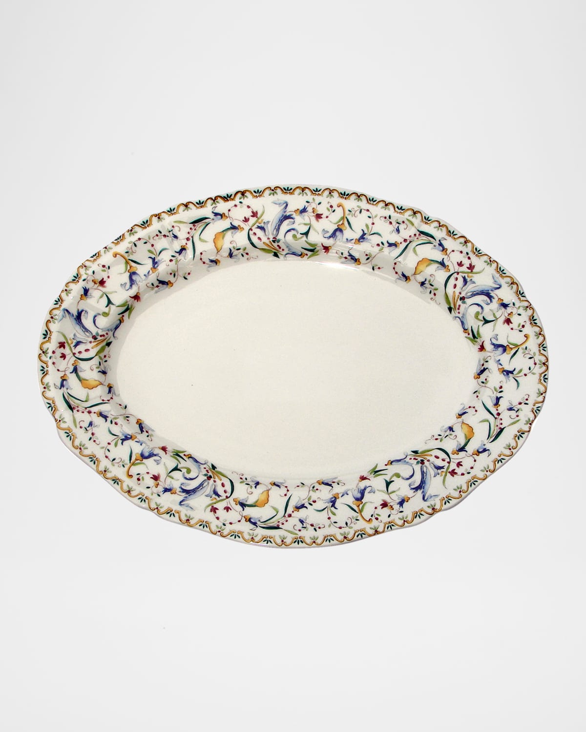 Shop Gien Toscana Medium Oval Platter In Multi