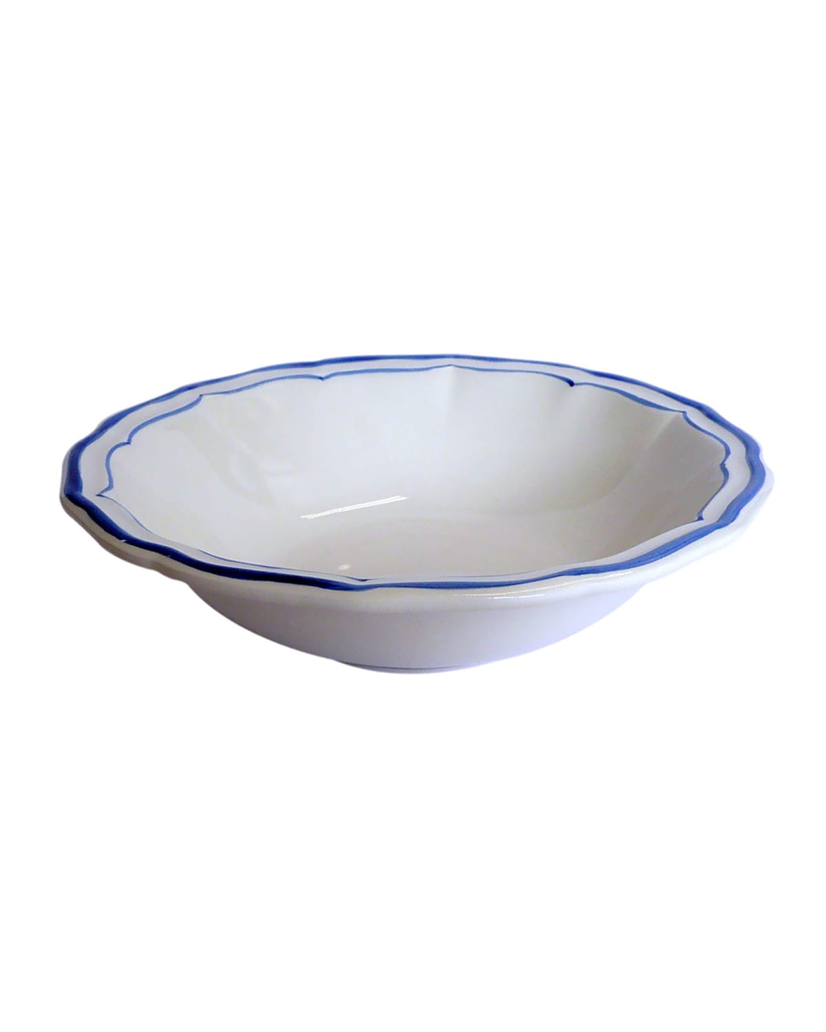 Gien Filet Cereal Bowl In Blue