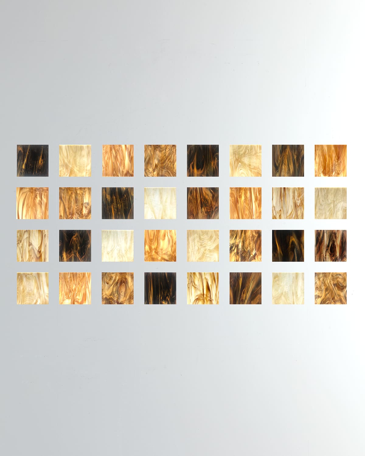 Karo Studios Earth Glass Wall Sculpture In Multi
