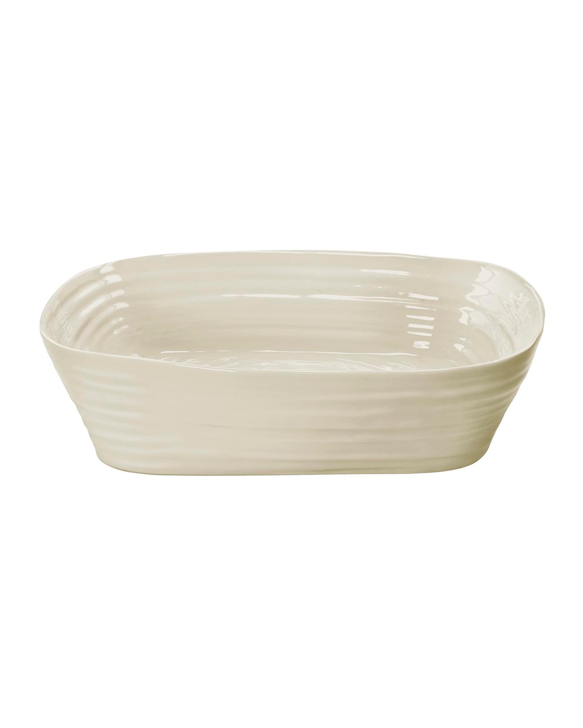 Shop Portmeirion Sophie Conran Large Salad Bowl In Beige/khaki