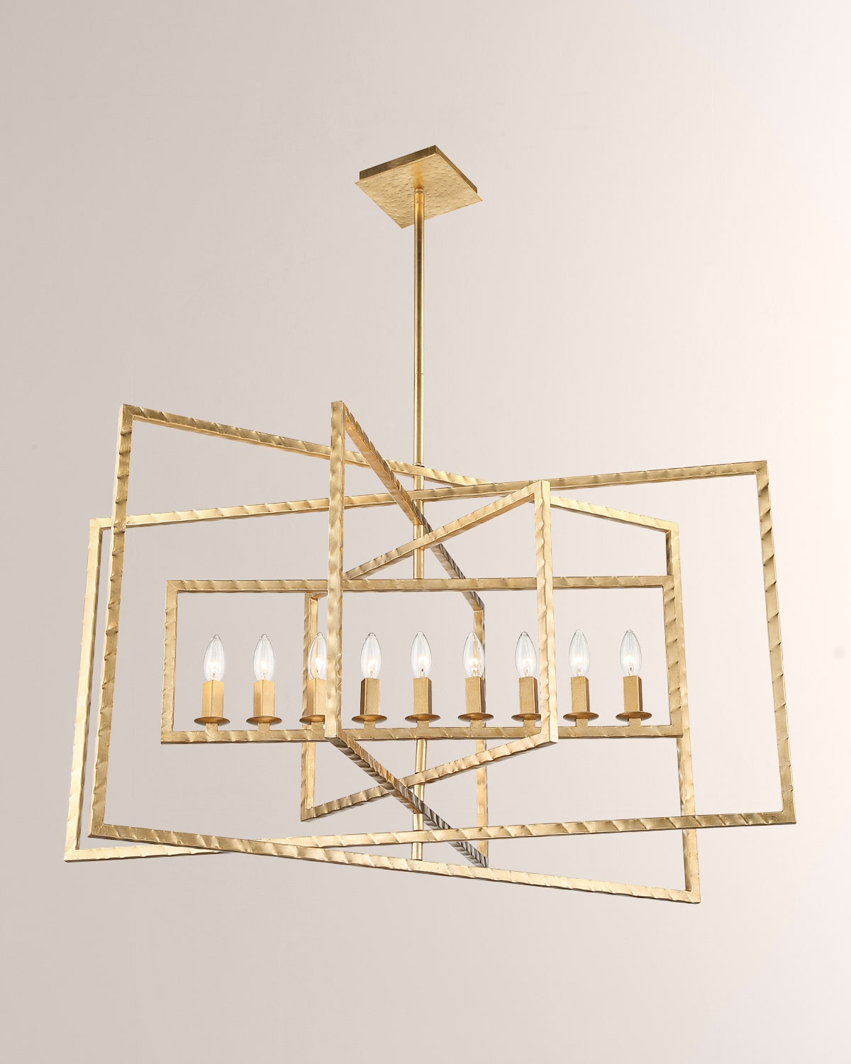 Shop Crystorama Capri 9-light Chandelier In Antique Gold