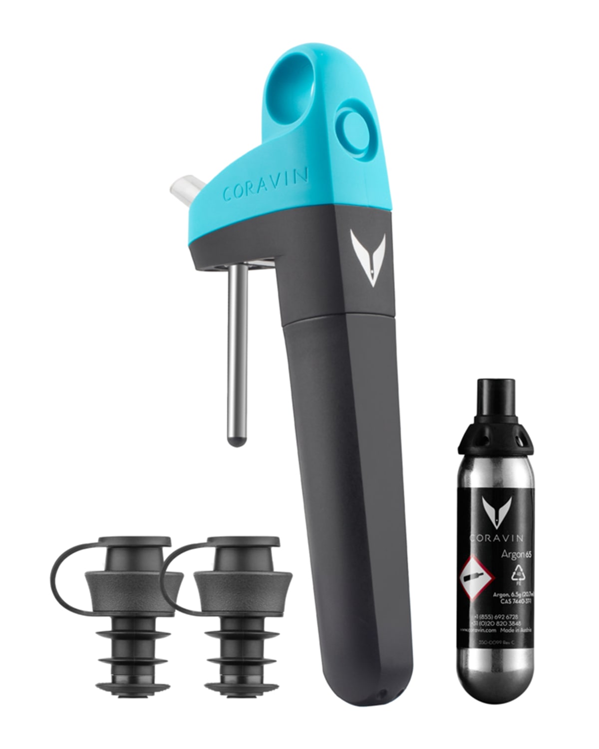 Coravin Pivot Wine Preservation System In Teal