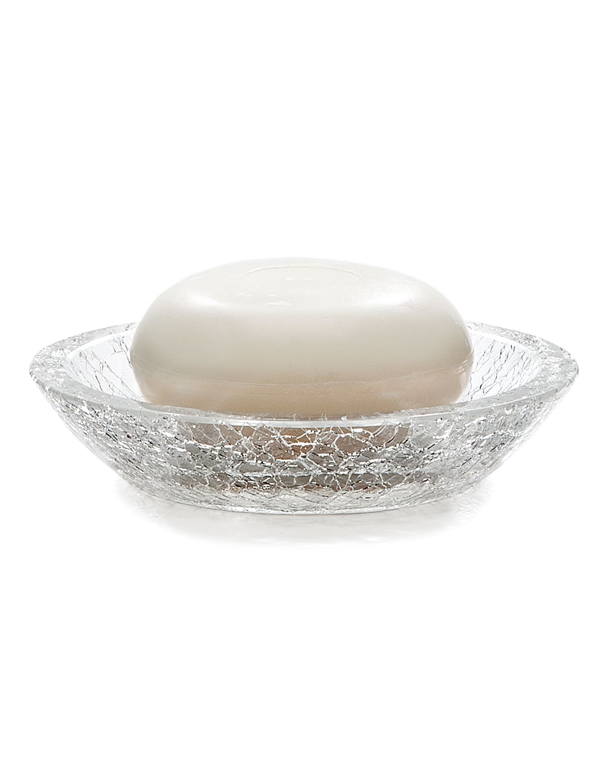 Labrazel Carina Crackle Soap Dish In Clear Crackle
