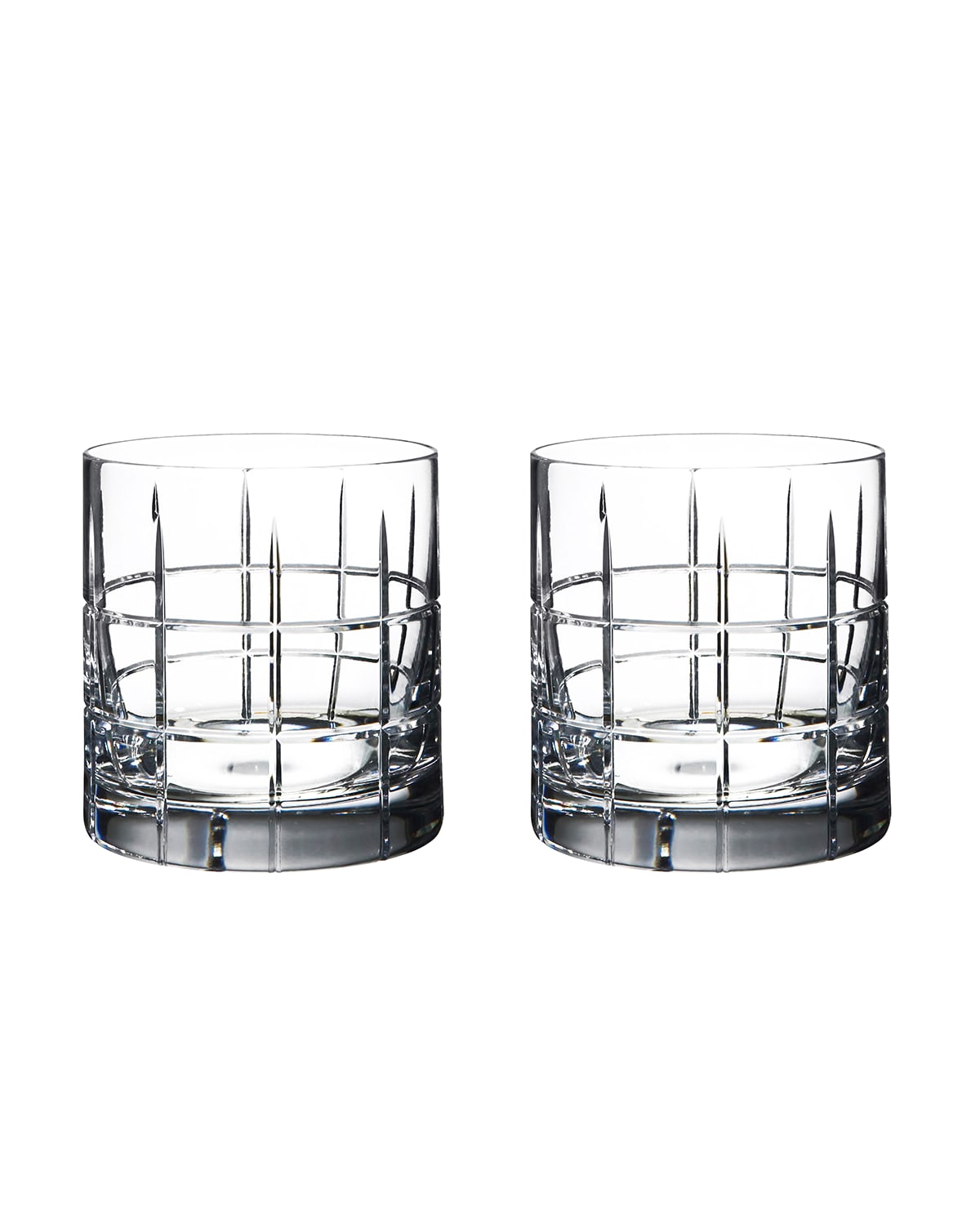 Orrefors Street Double-old Fashioneds, Set Of 2 In Transparent
