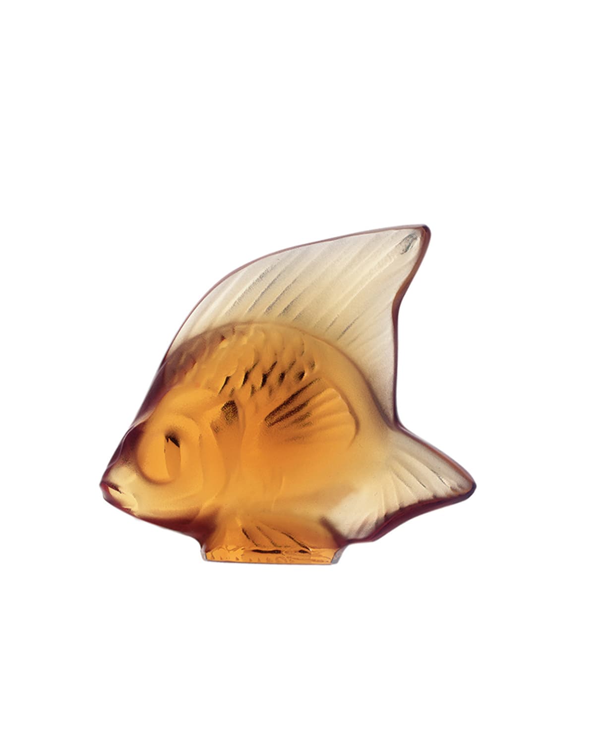 Shop Lalique Amber Angelfish Figurine