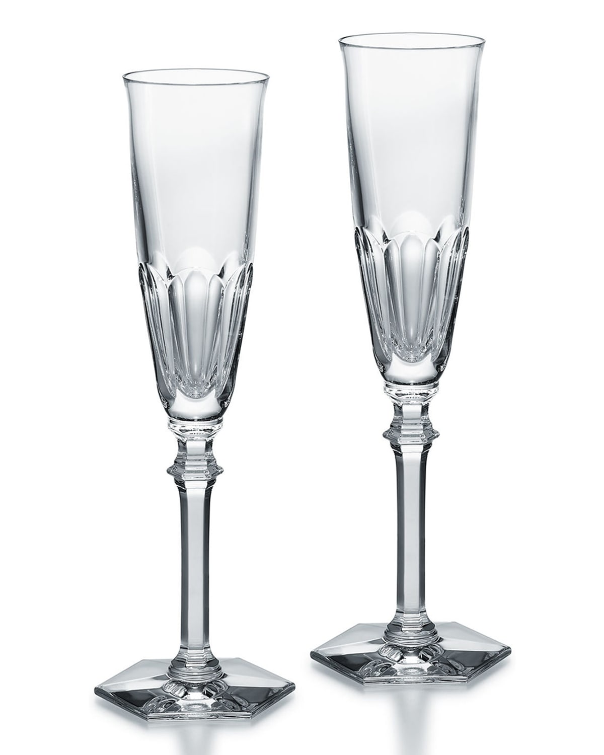 Shop Baccarat Harcourt Eve Champagne Flutes, Set Of 2 In Clear