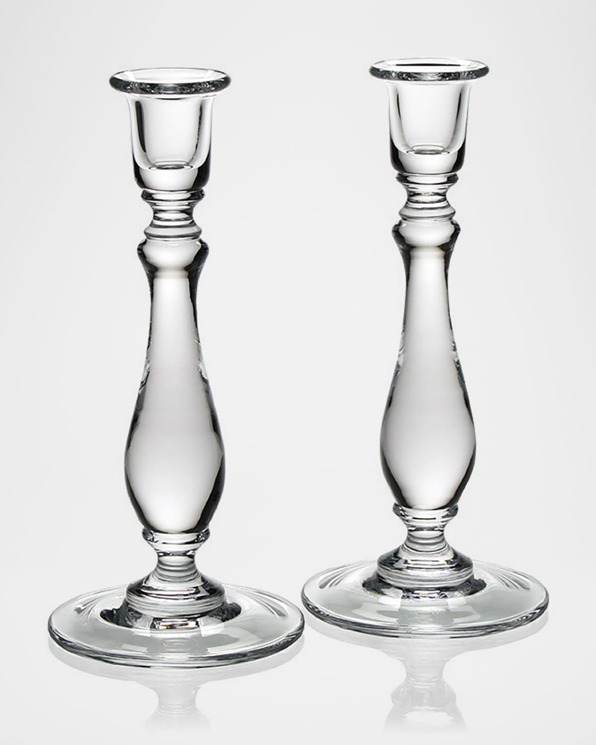 William Yeoward Crystal William Yeoward Meryl Candlesticks, Set Of 2 In Clear