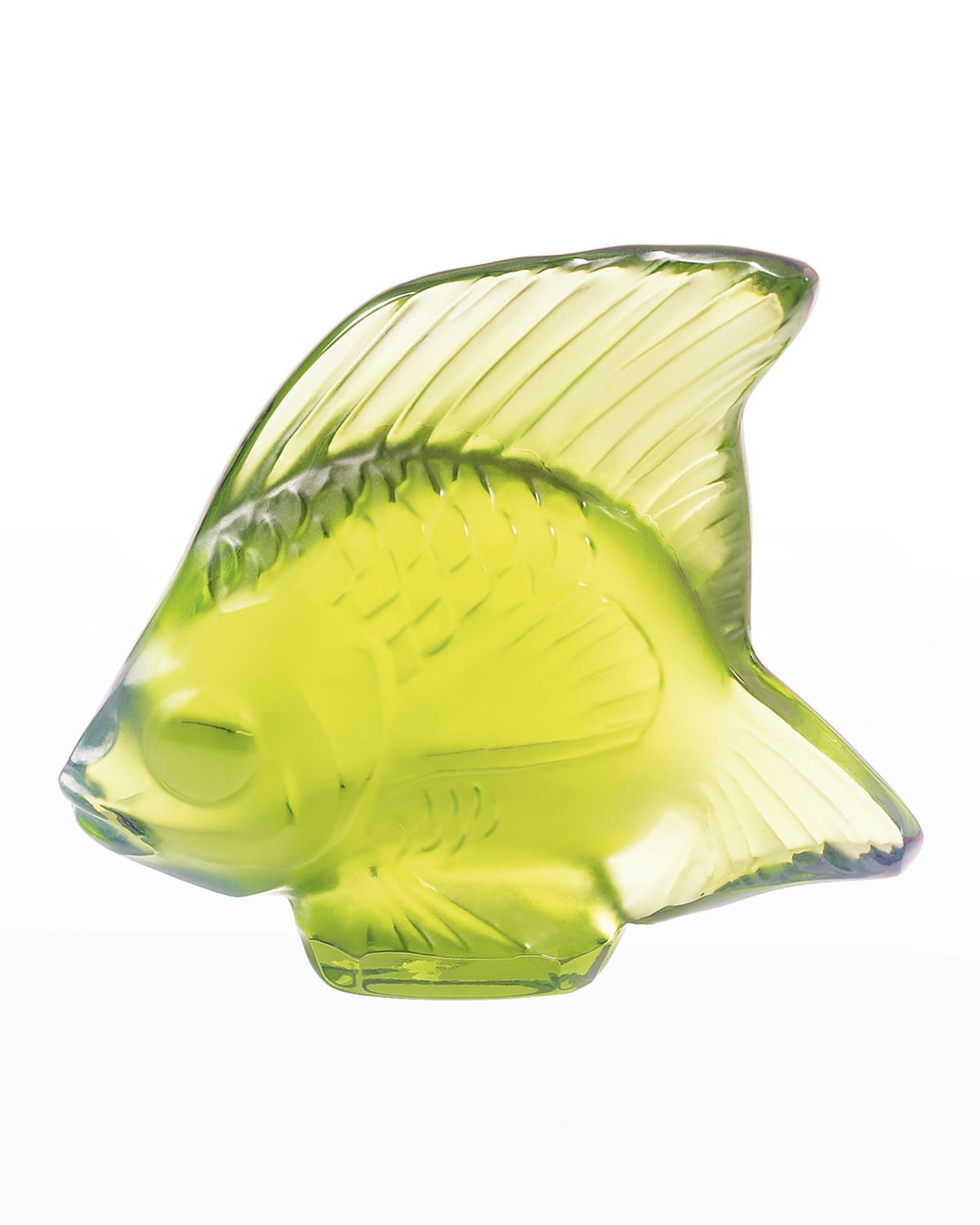 Shop Lalique Anise Fish In Green