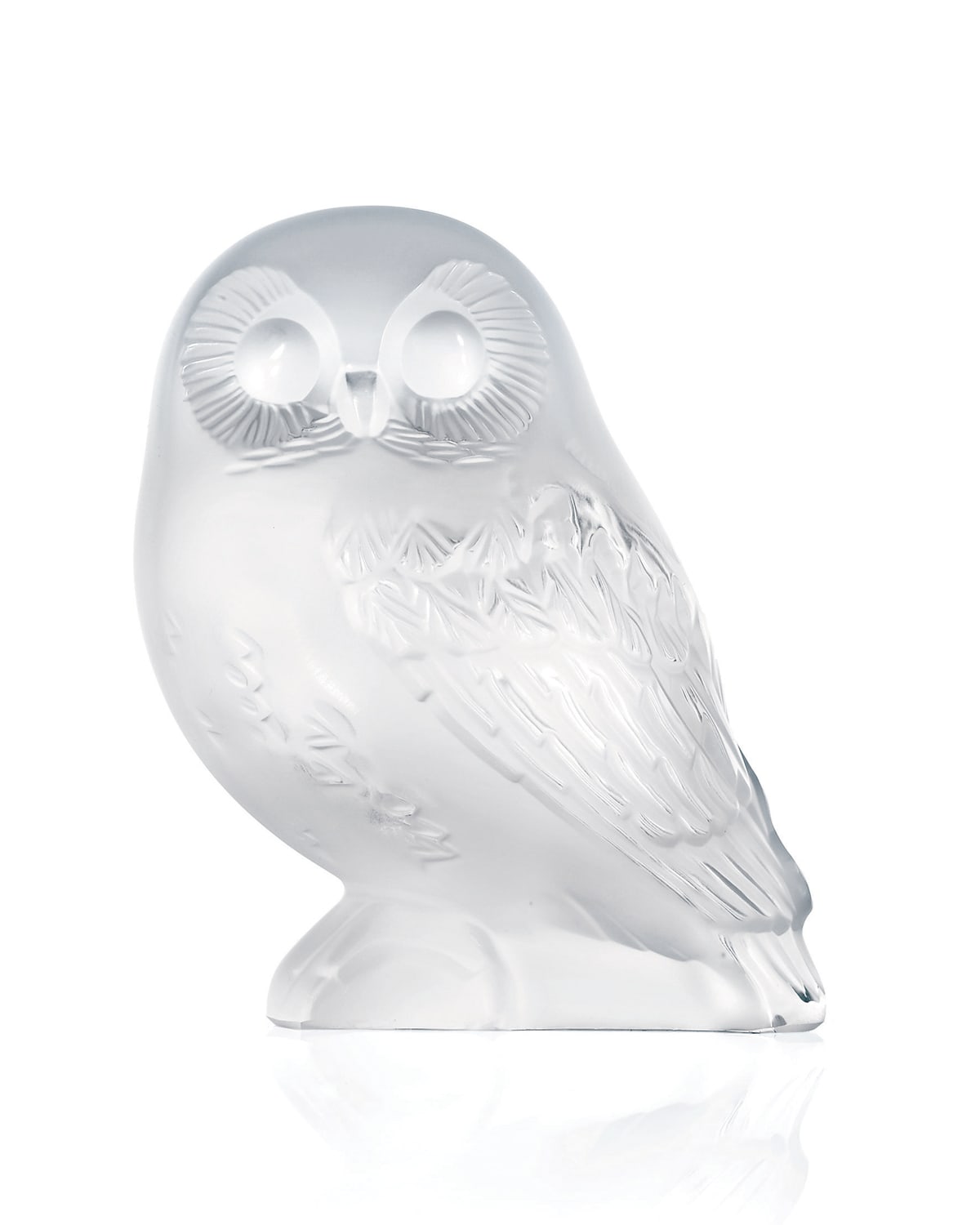 Shop Lalique Shivers Crystal Owl Figure In Clear