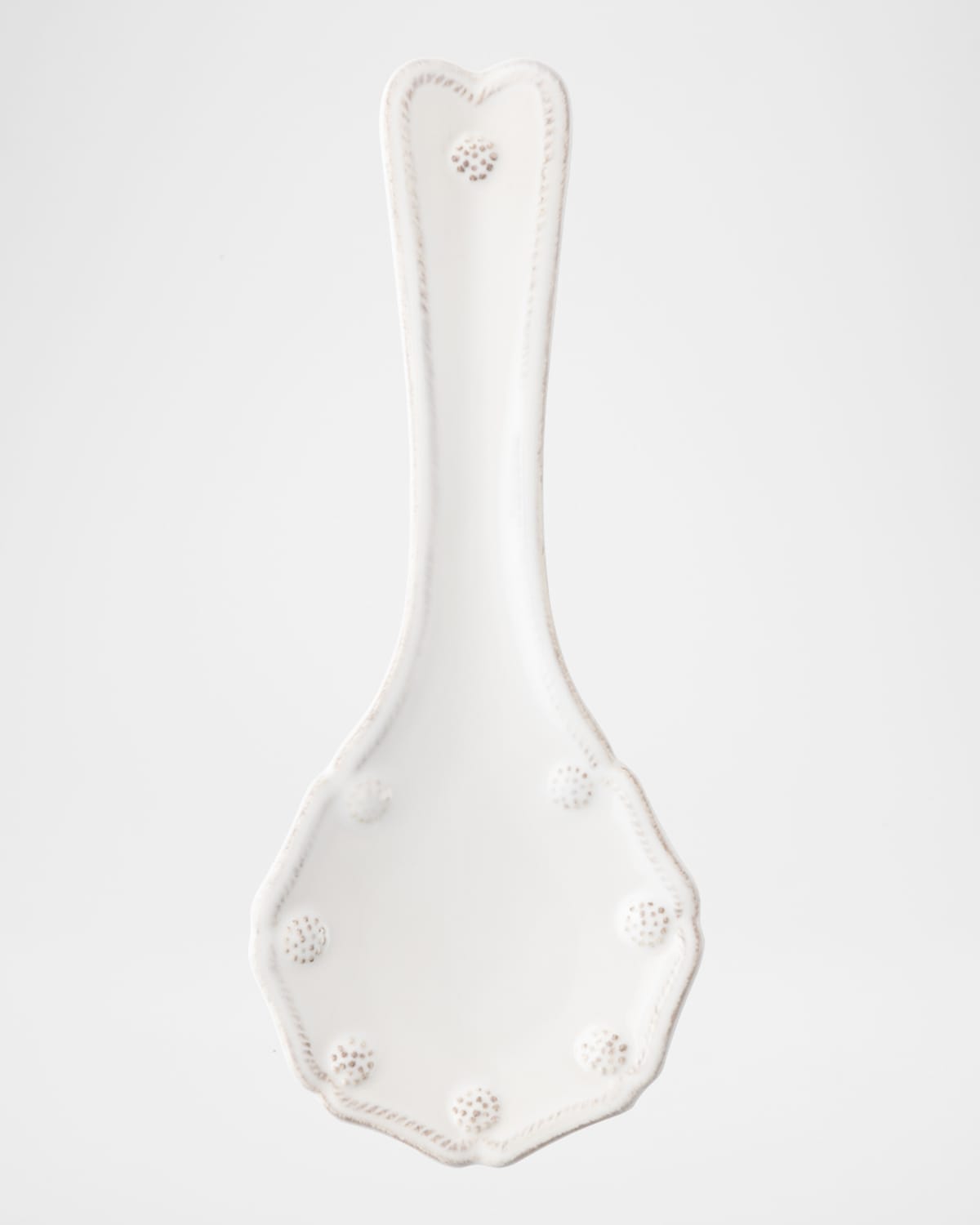 Juliska Berry & Thread Spoon Rest - Whitewash In Whitewash