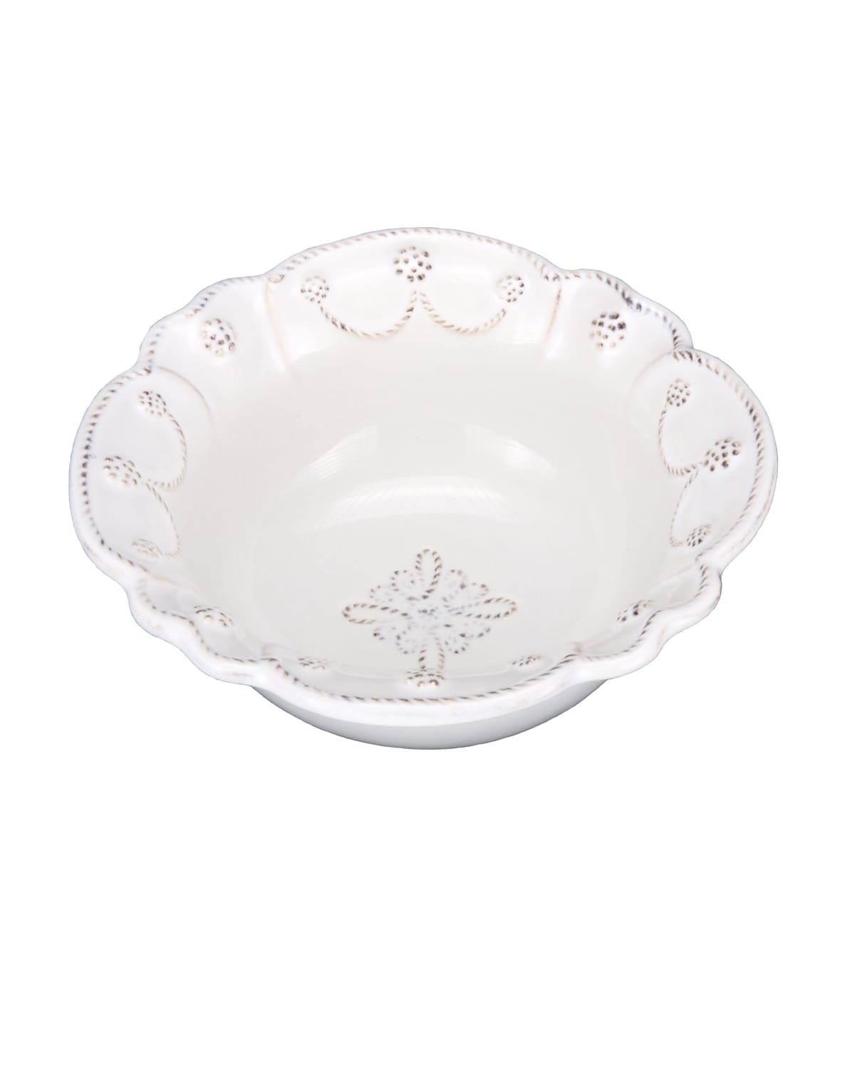 Juliska Jardins Du Monde Cereal/ice Cream Bowl - Whitewash In Assorted