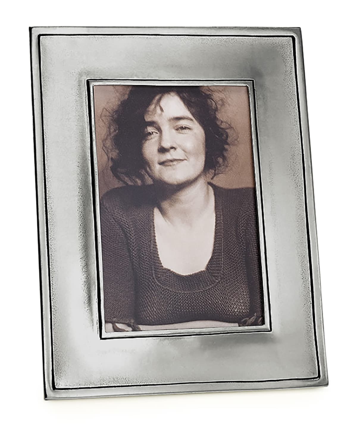 Match Lombardia Medium Rectangular Photo Frame In Pewter